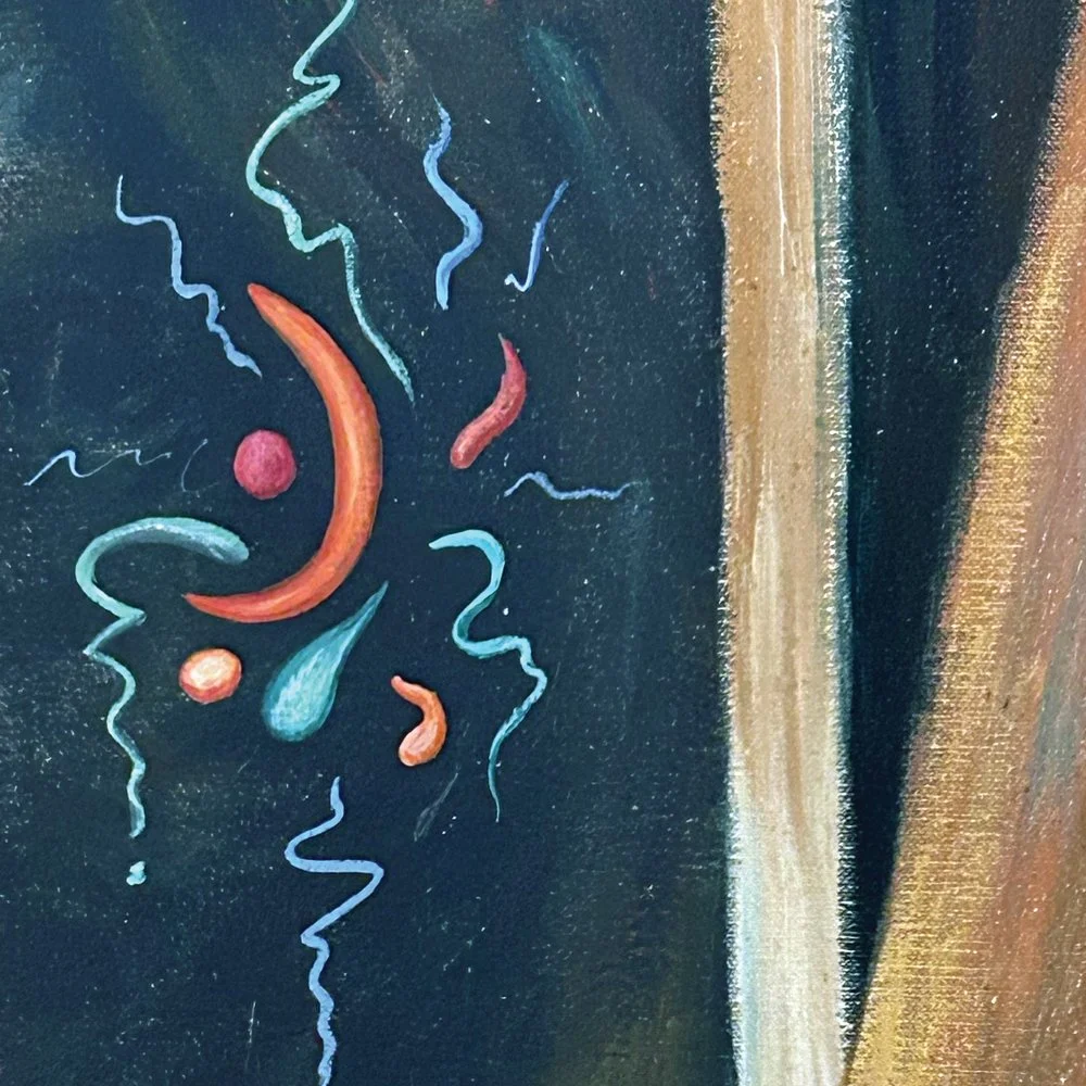 Woman at an Easel - detail 2