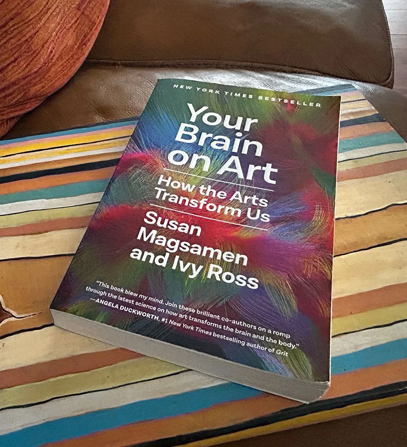 Image of the cover of the book Your Brain on Art - How the Arts Transform Us, by Susan Magsamen and Ivy Ross.