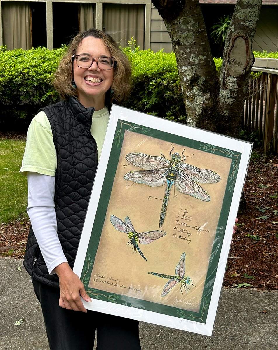 Corrine - winner of the giclée reproduction giveaway.