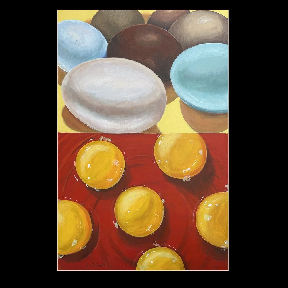 Yolks and Shells 36" x 24"