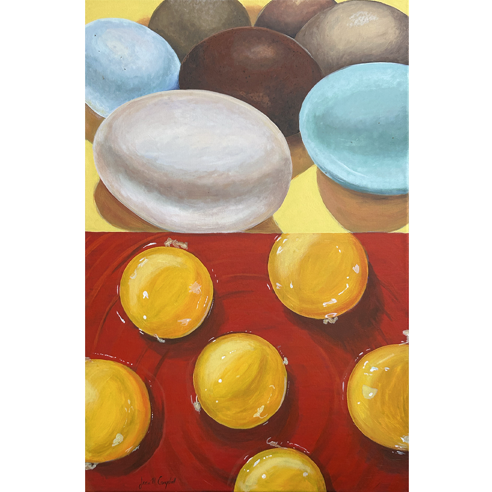 Yolks and Shells - 36" x 24"