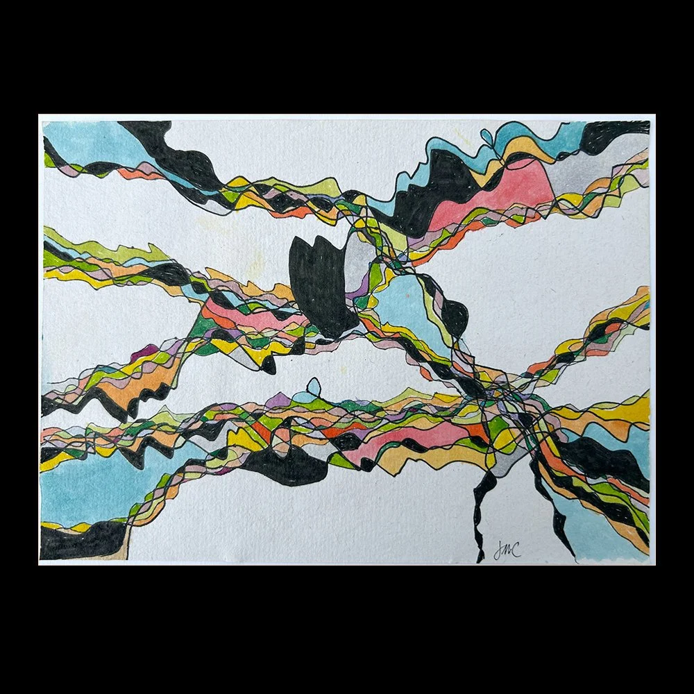 Color Waves - 7" x 5"