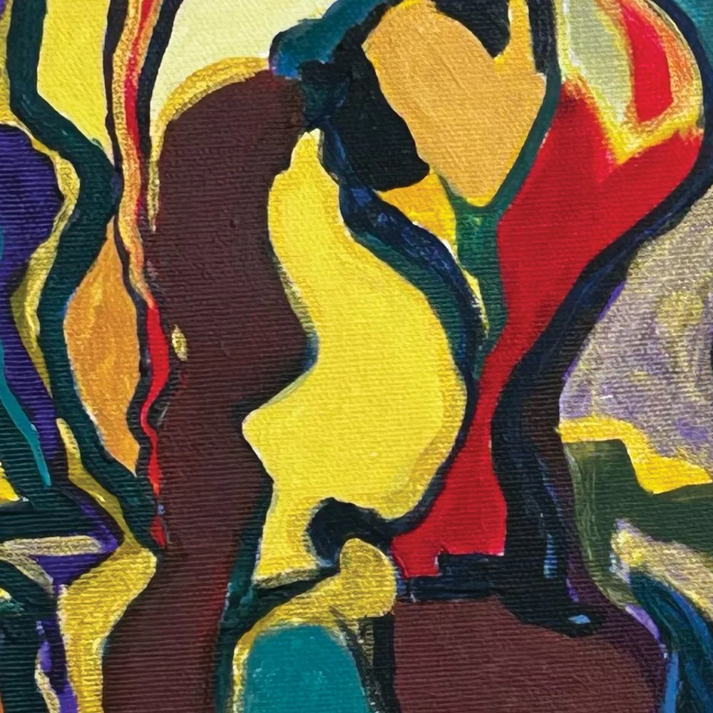 Turbulent-26 detail of abstract art piece