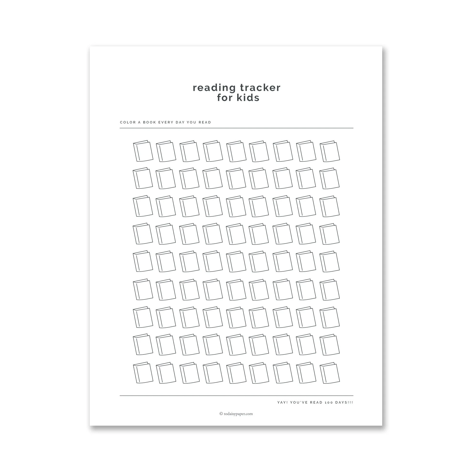 Kids Reading Tracker