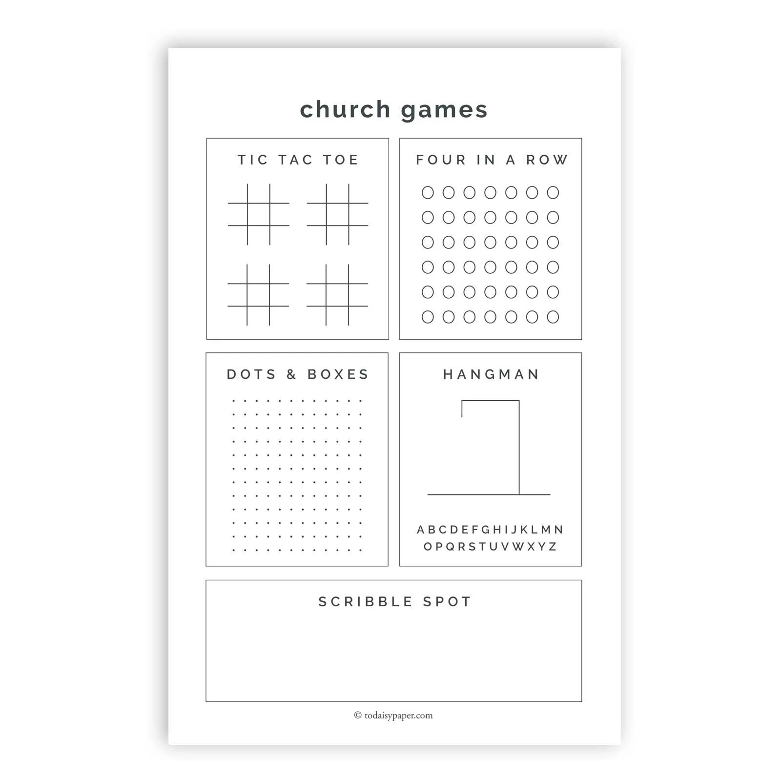 Church Games