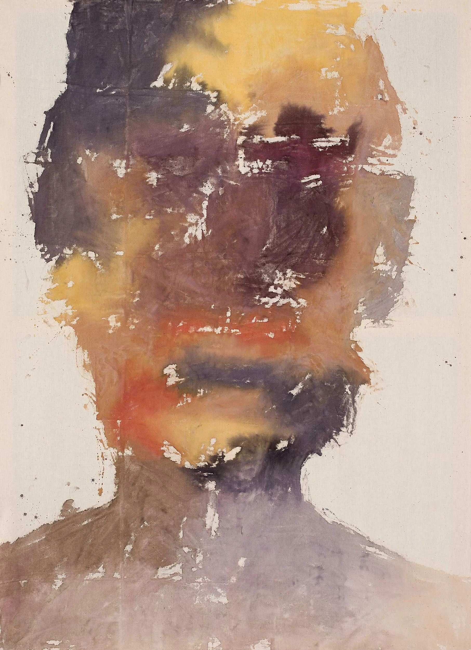 'Untitled', 2018, 
Watercolor on Canvas, 
200 x 145 cm (78.74 x 57.09 in)