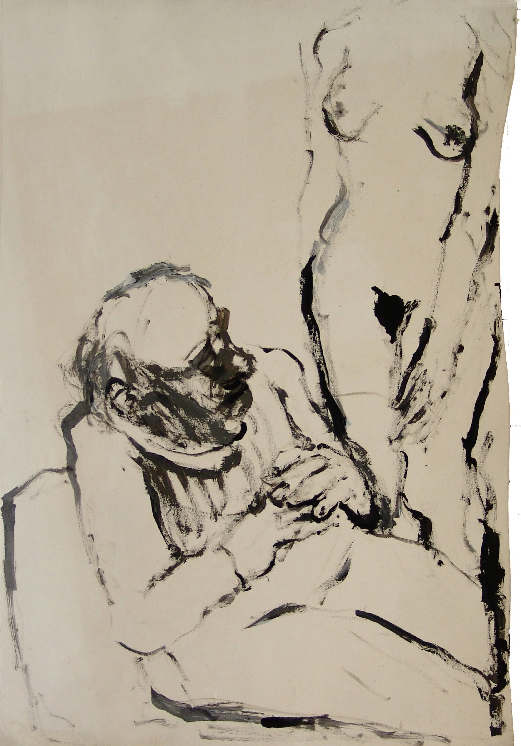 'Untitled', 2010, 
Acrylic and Ink on Paper, 
38 x 20 cm (14.96 x 7.87 in)