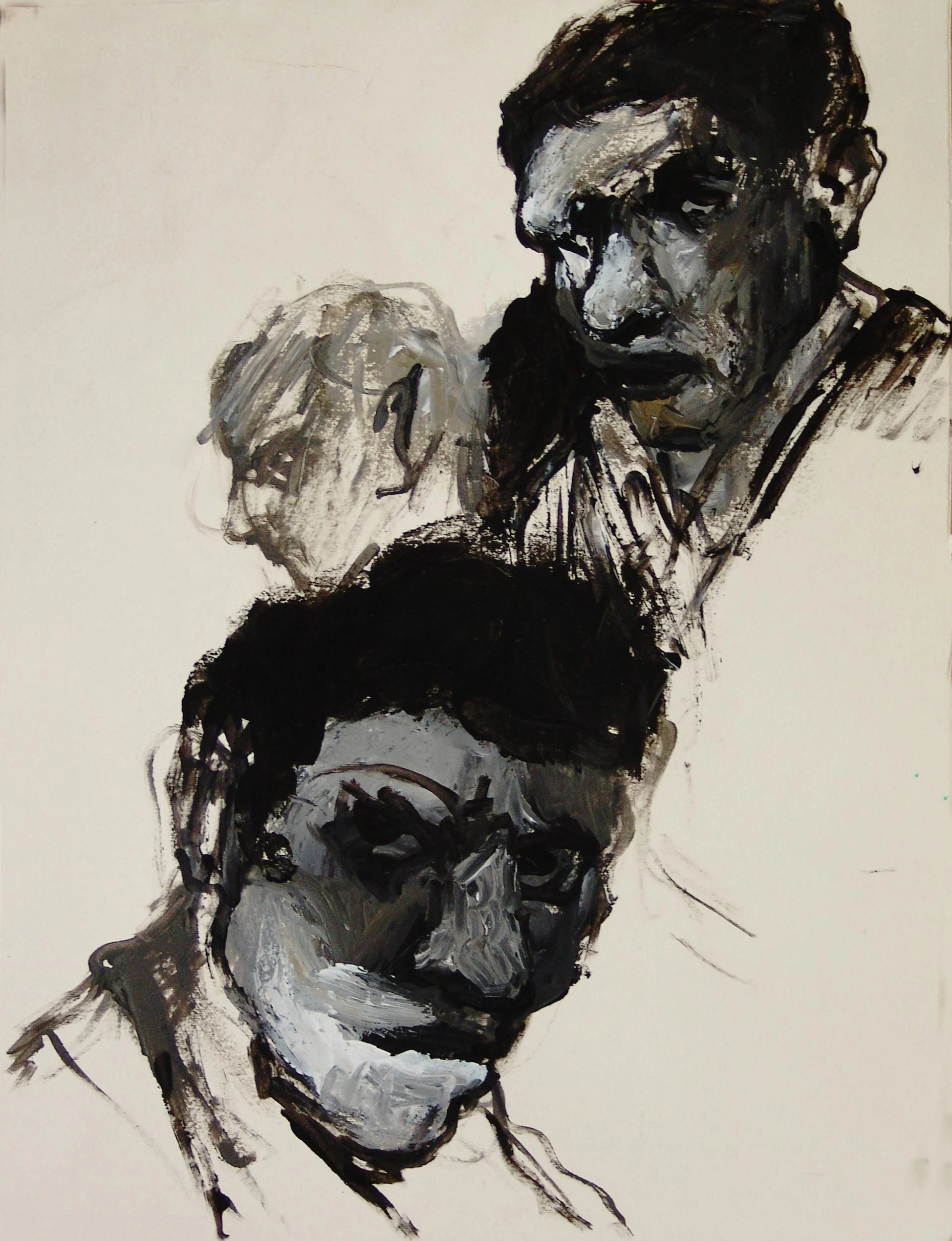 'Untitled', 2010,
Acrylic on Paper,
45 x 30 cm (17.72 x 11.81 in)