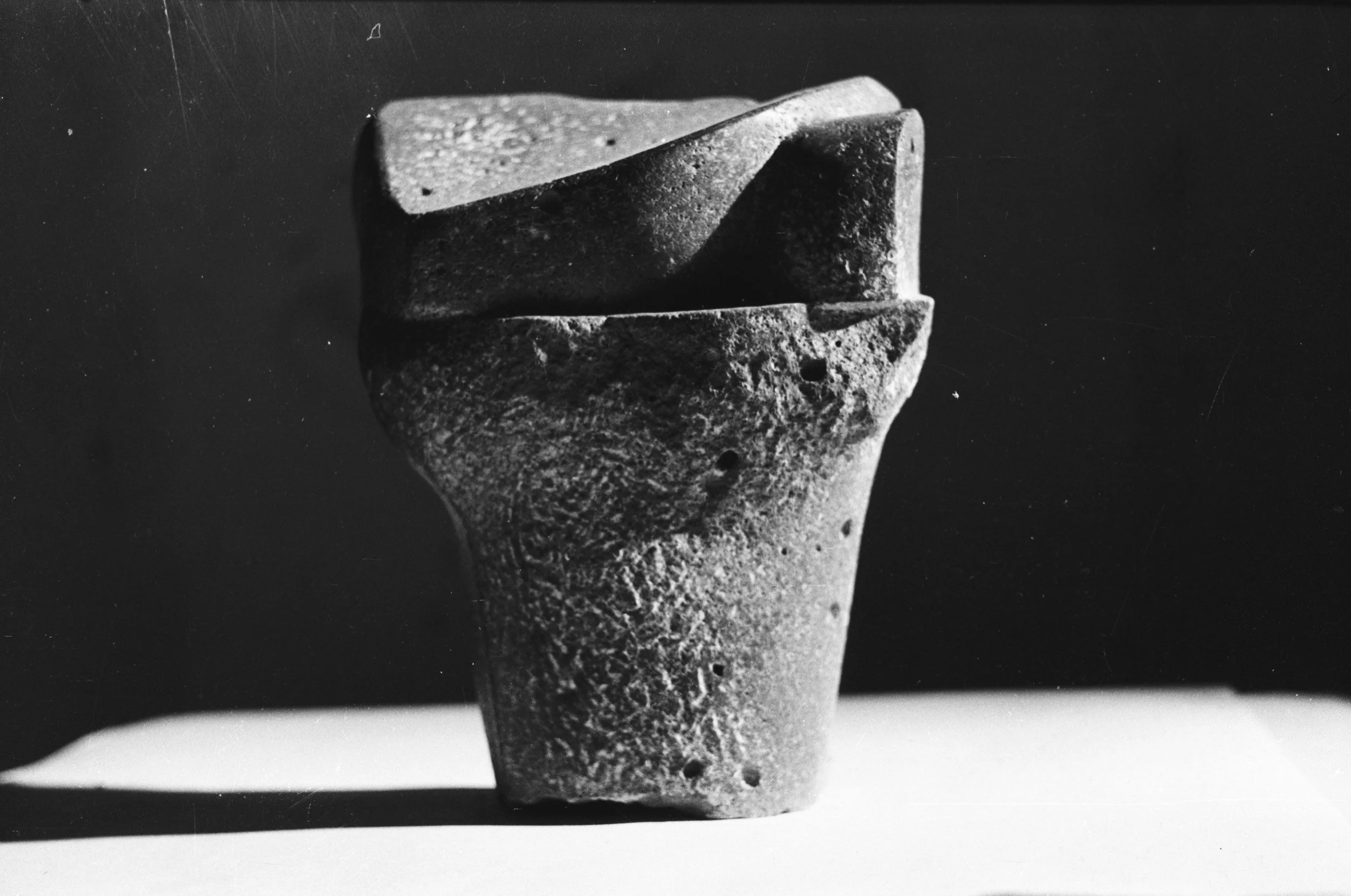'Portrait of the Sphinx', 1993, Georgia,
Black Basalt,
30 x 23 x 18 cm (11.8 × 9.1 × 7.1)