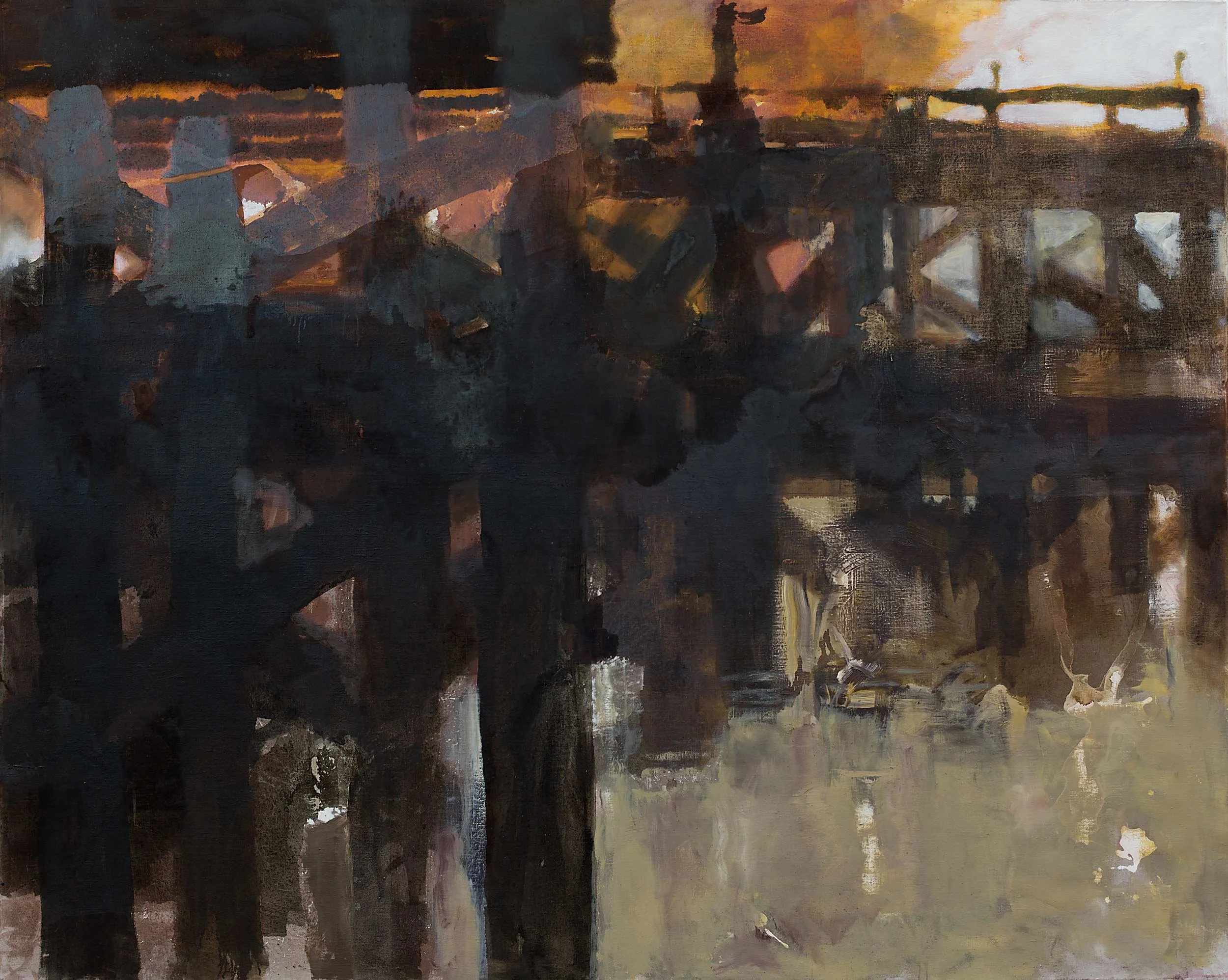 'Untitled', 2017,
Oil on Canvas,
200 x 250 cm (78.74 x 98.43 in)