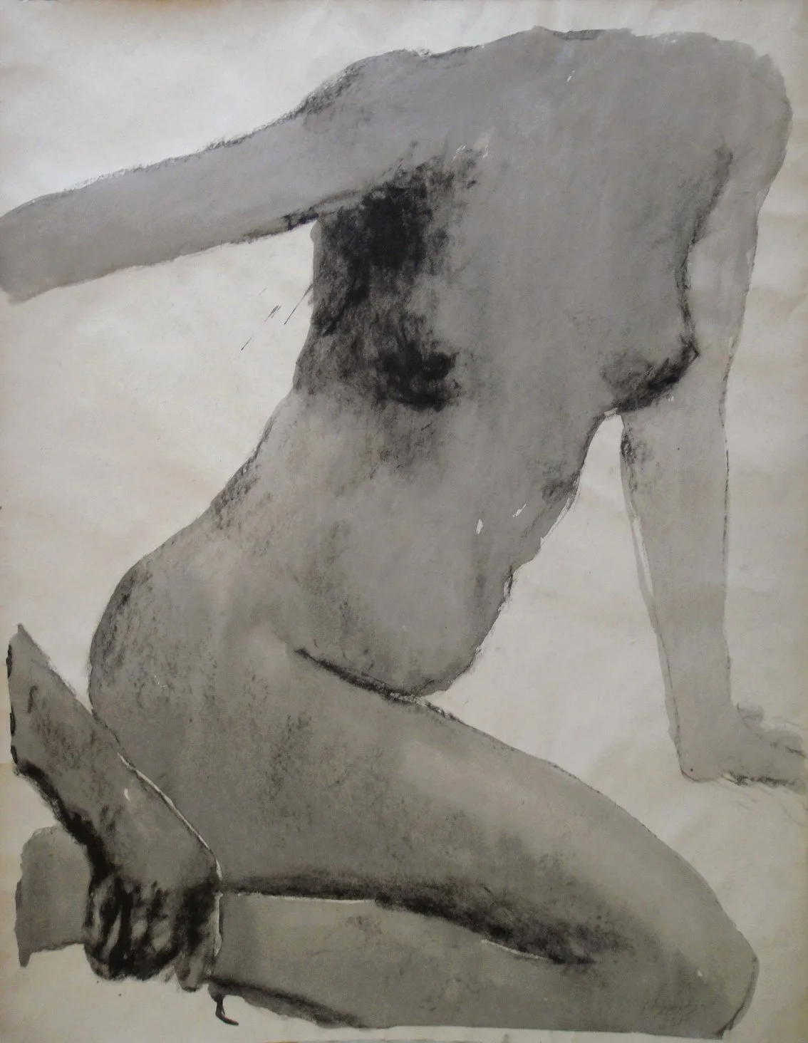 'Untitled', 2012, 
Watercolor and ink on Paper, 
102 x 80 cm (40.16 x 31.50 in)