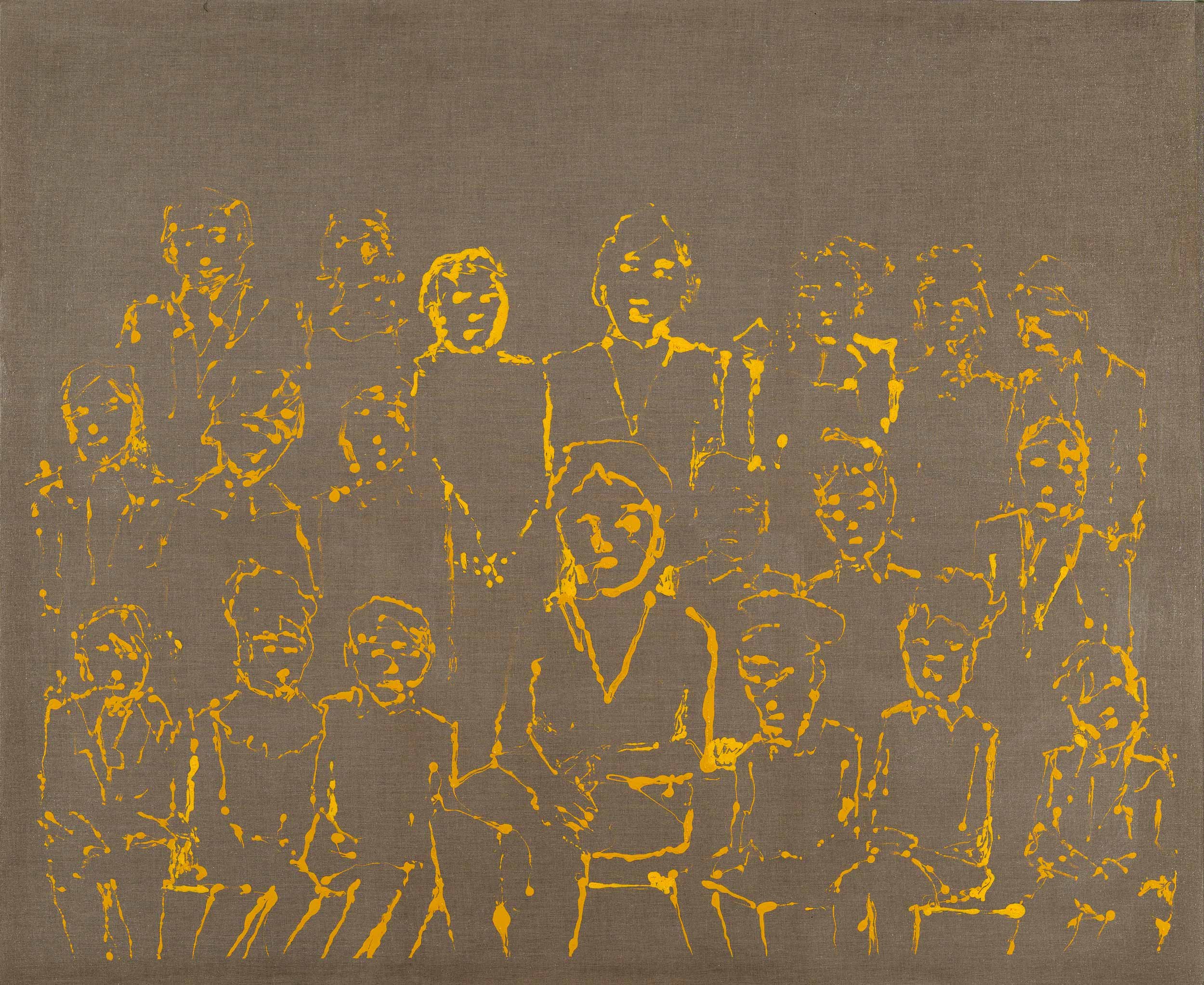 ‘Untitled,’ 2023, 
Oil on Canvas, 
195 x 235 cm (76.77 x 92.52 in)