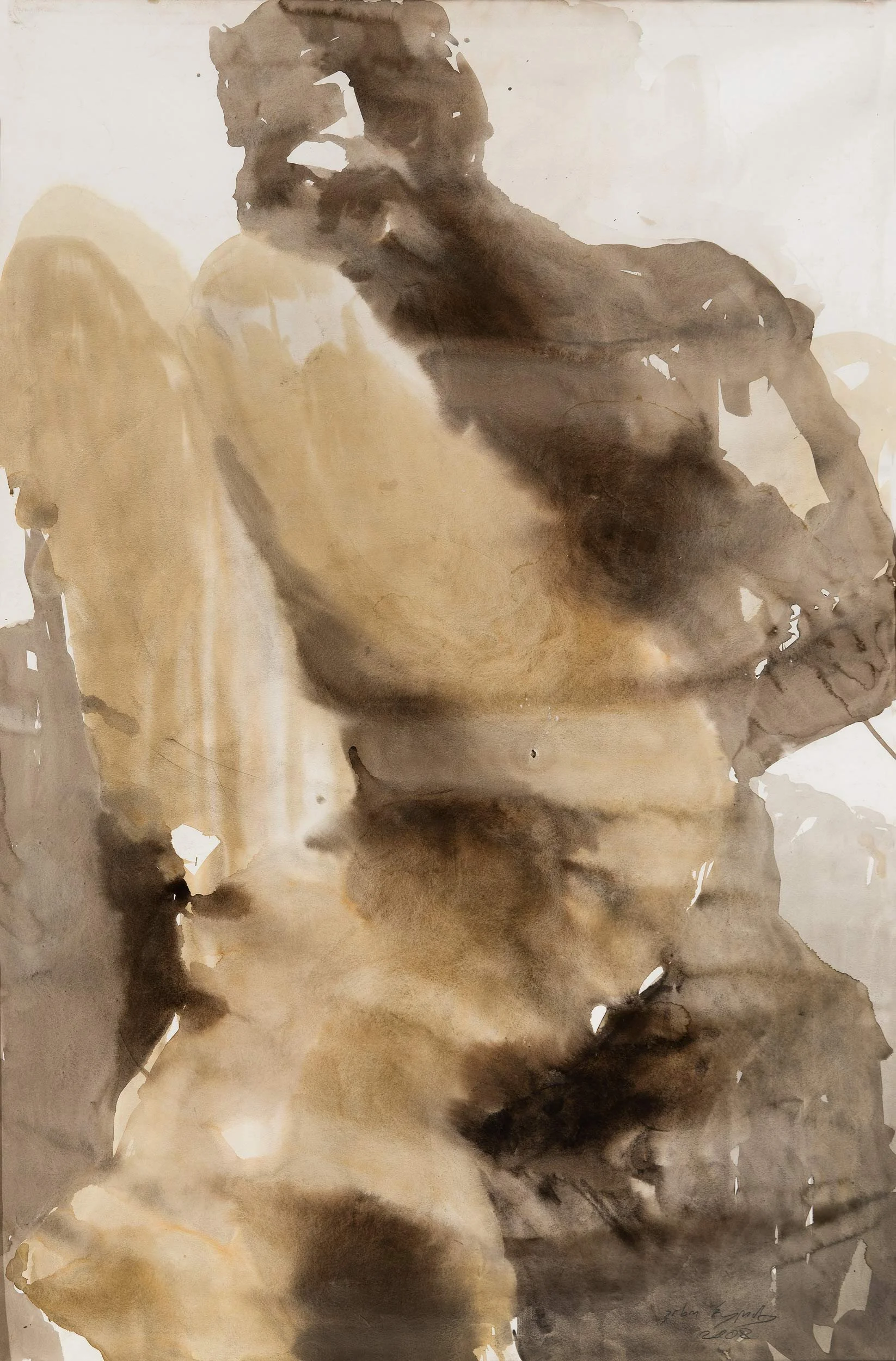 'Untitled', 2011, 
Aquarelle on Paper, 
150 x 100 cm (59.06 x 39.37 in)