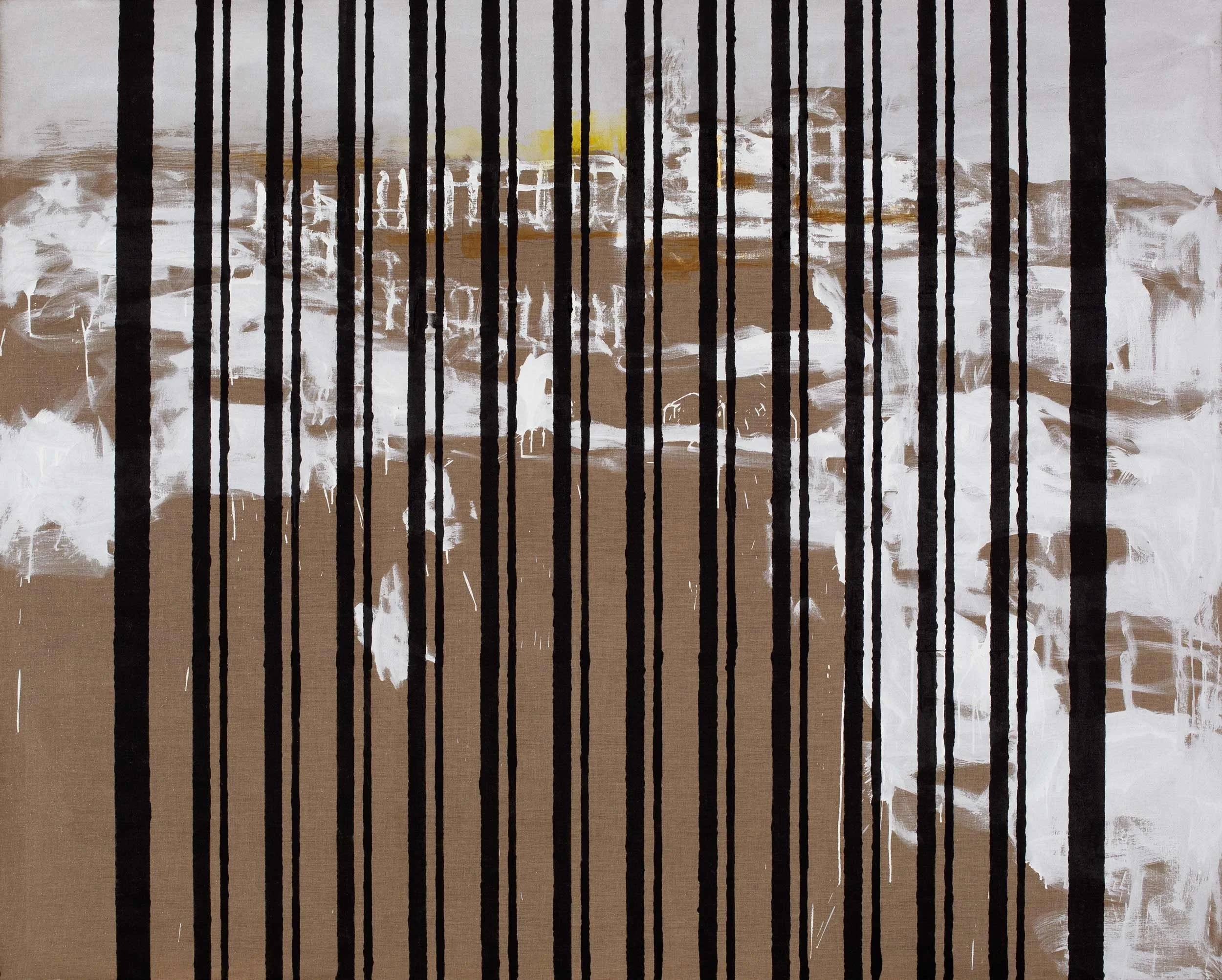 'Snowy Landscape', 2021, 
Acrylic on Canvas, 
200 x 250 cm (78.74 x 98.43 in)