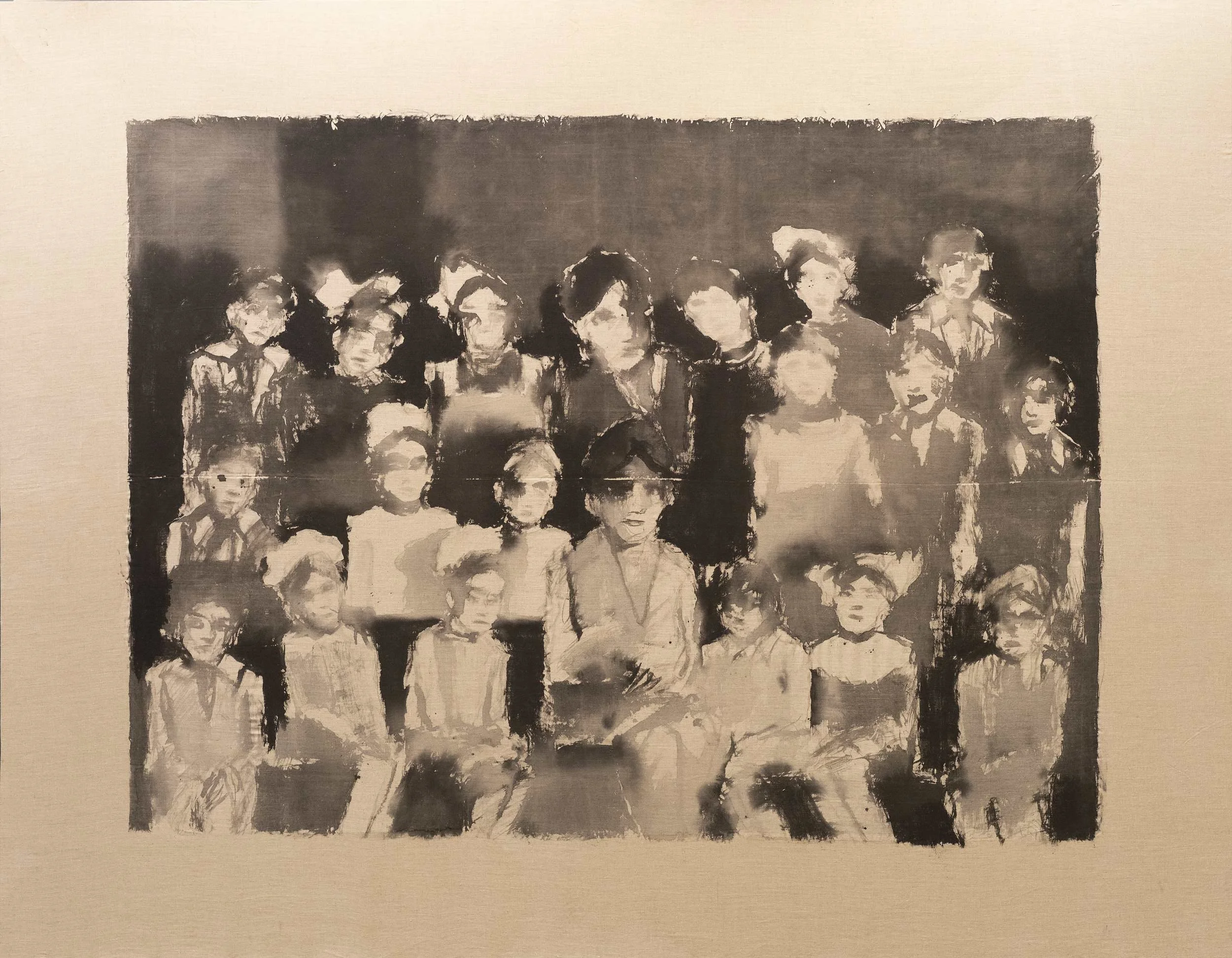 ‘Untitled’, 2023, 
Watercolor on Canvas, 
280 x 375 cm (110.24 x147.64 in)