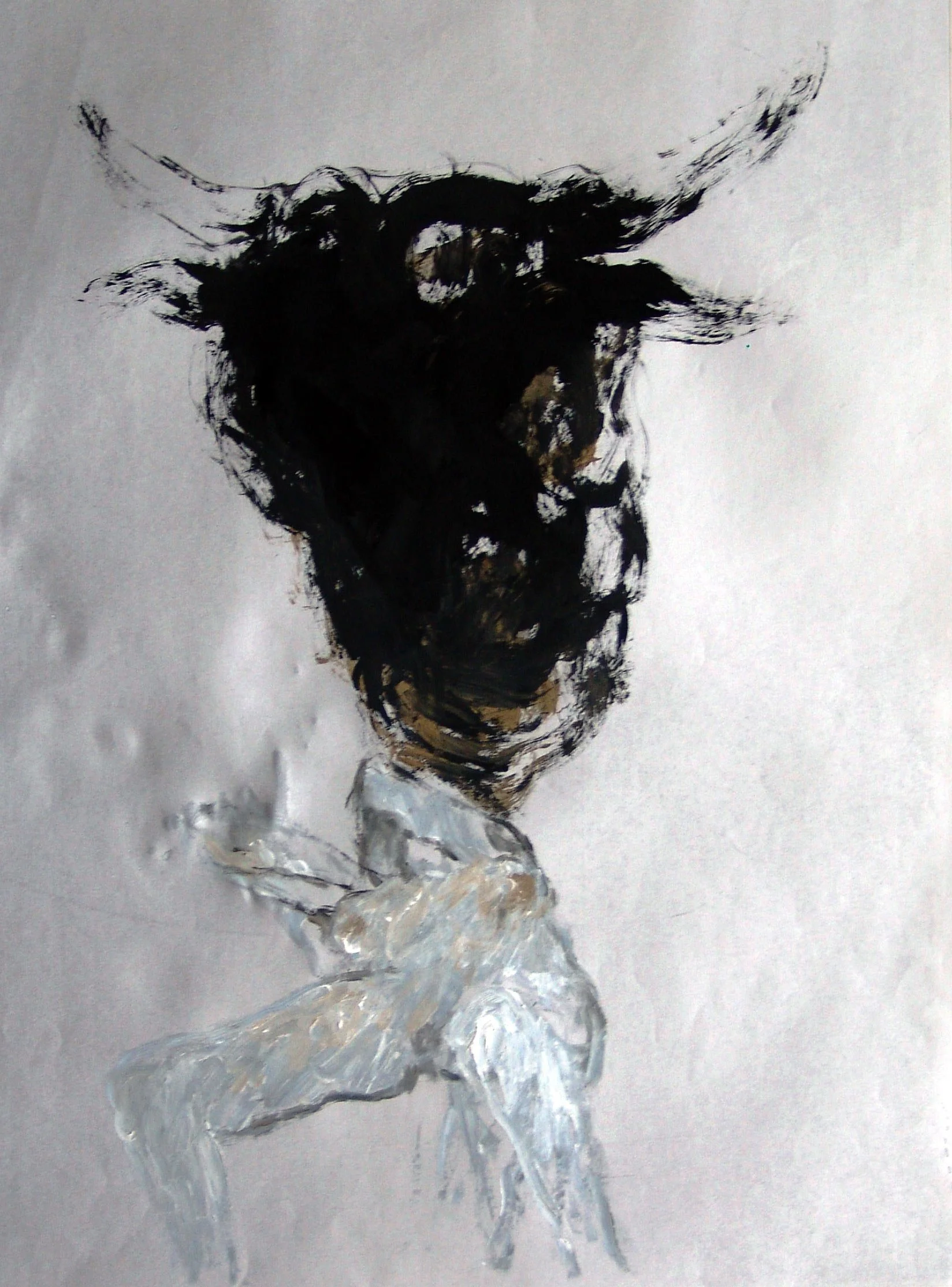 'Untitled', 2010, 
Acrylic and Ink on Paper, 
40 x 25 cm (15.75 x 9.84 in)