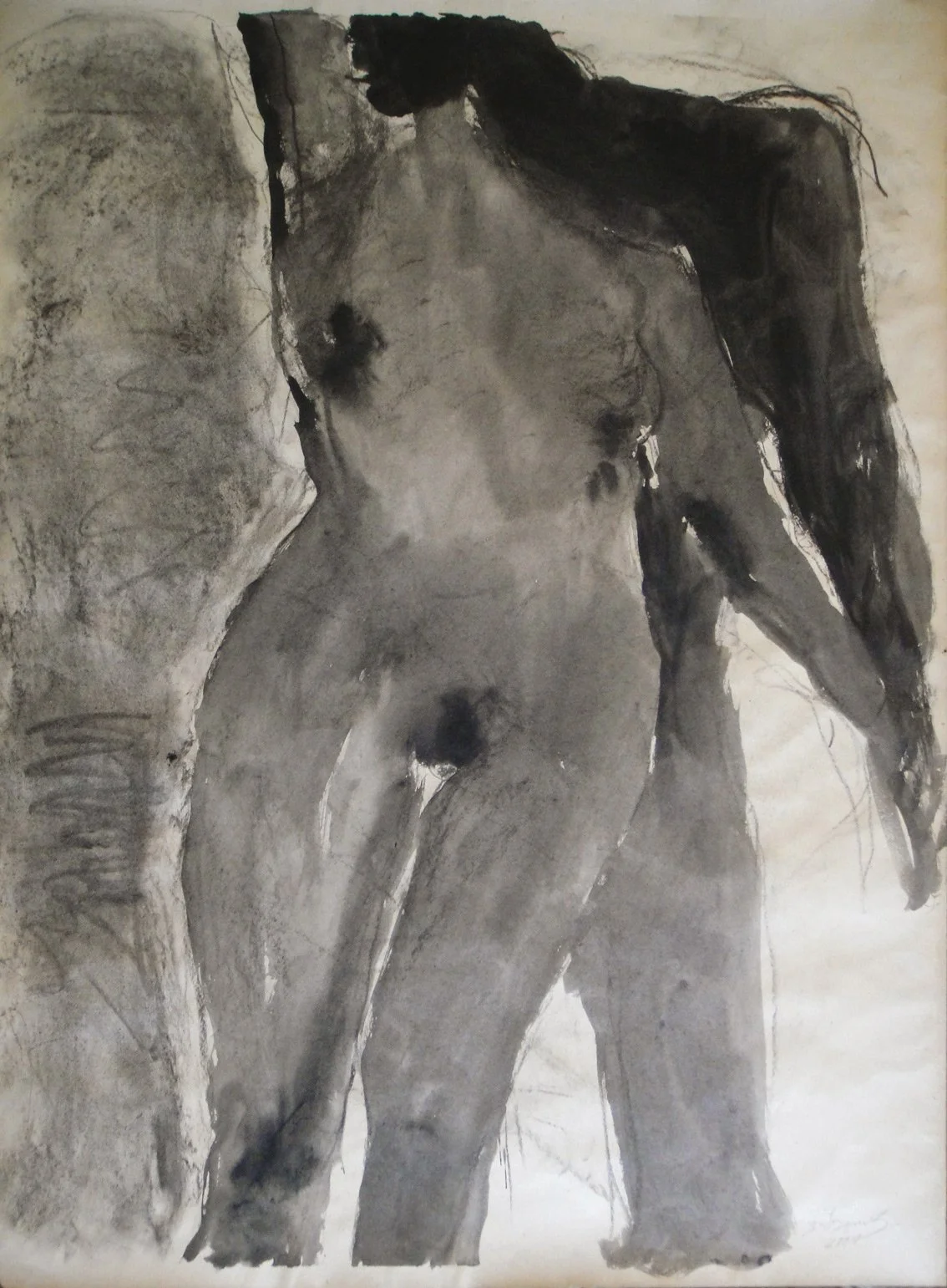 'Untitled', 2012, 
Watercolor and ink on Paper, 
107 x 80 cm (42.13 x 31.50 in)