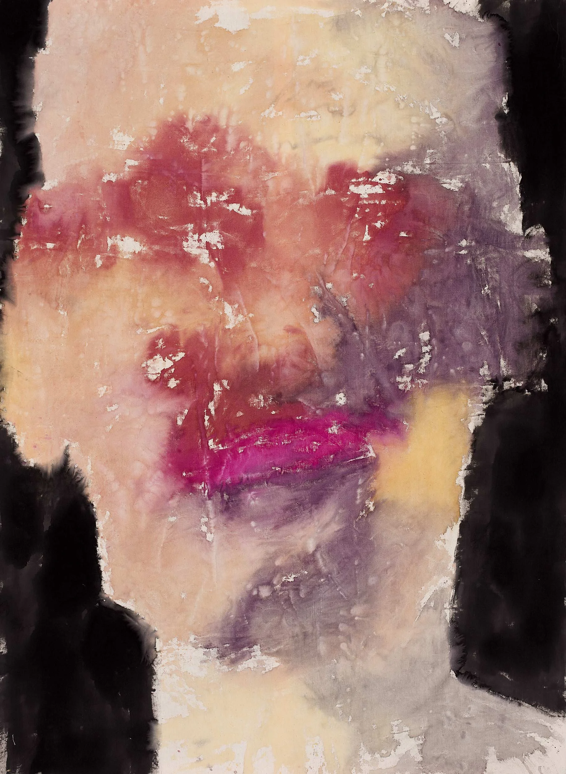 'Untitled', 2019, 
Watercolor on Canvas,
200 x 145 cm (78.74 x 57.09 in)