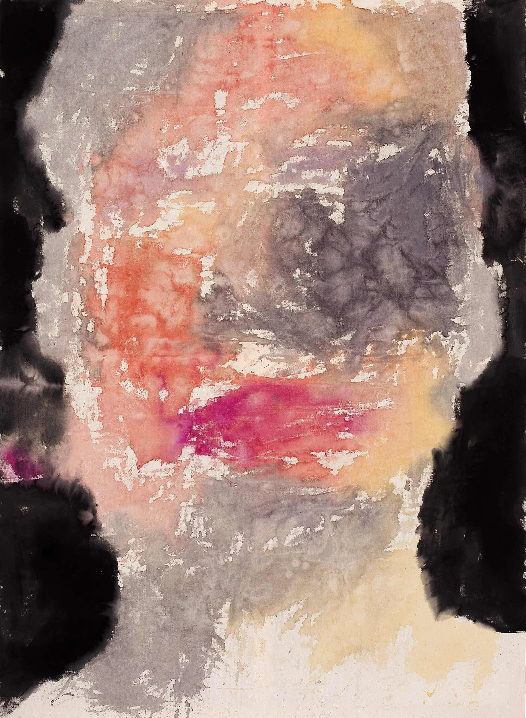 'Untitled', 2019, 
Watercolor on Canvas,
200 x 145 cm (78.74 x 57.09 in)
