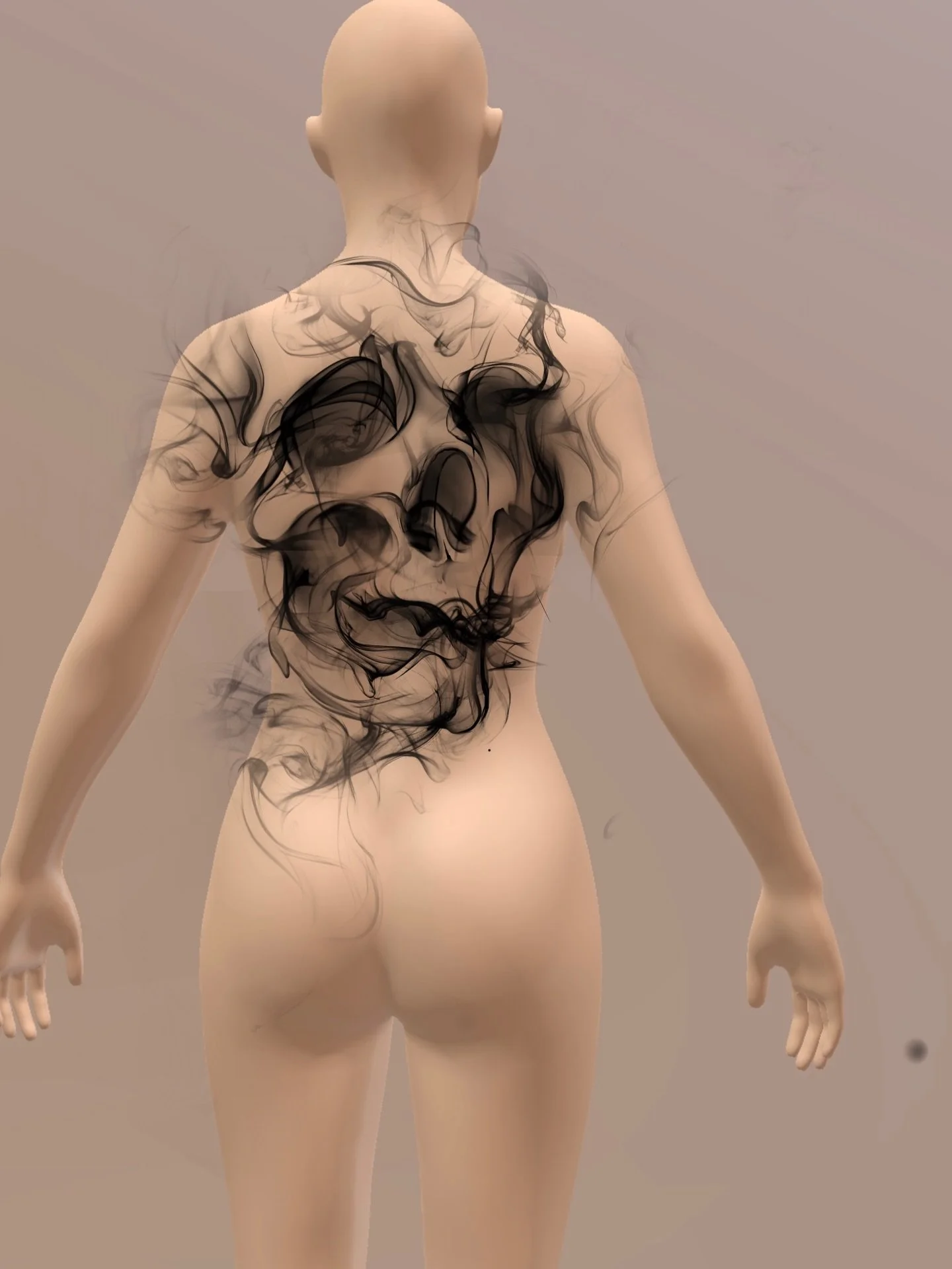 Smokey skull available 🧚🏽&zwj;♂️