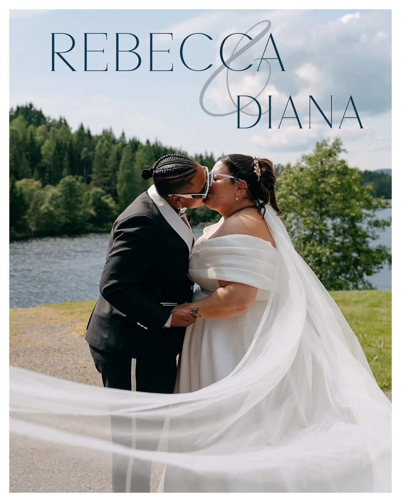 Rebecca&amp;Diana, a story of two beautiful souls falling one for each other. Thank you for trusting me and sharing your story with me 🤍🖤

#bryllup #wedding #love #wedlife #bryllupsfotograf