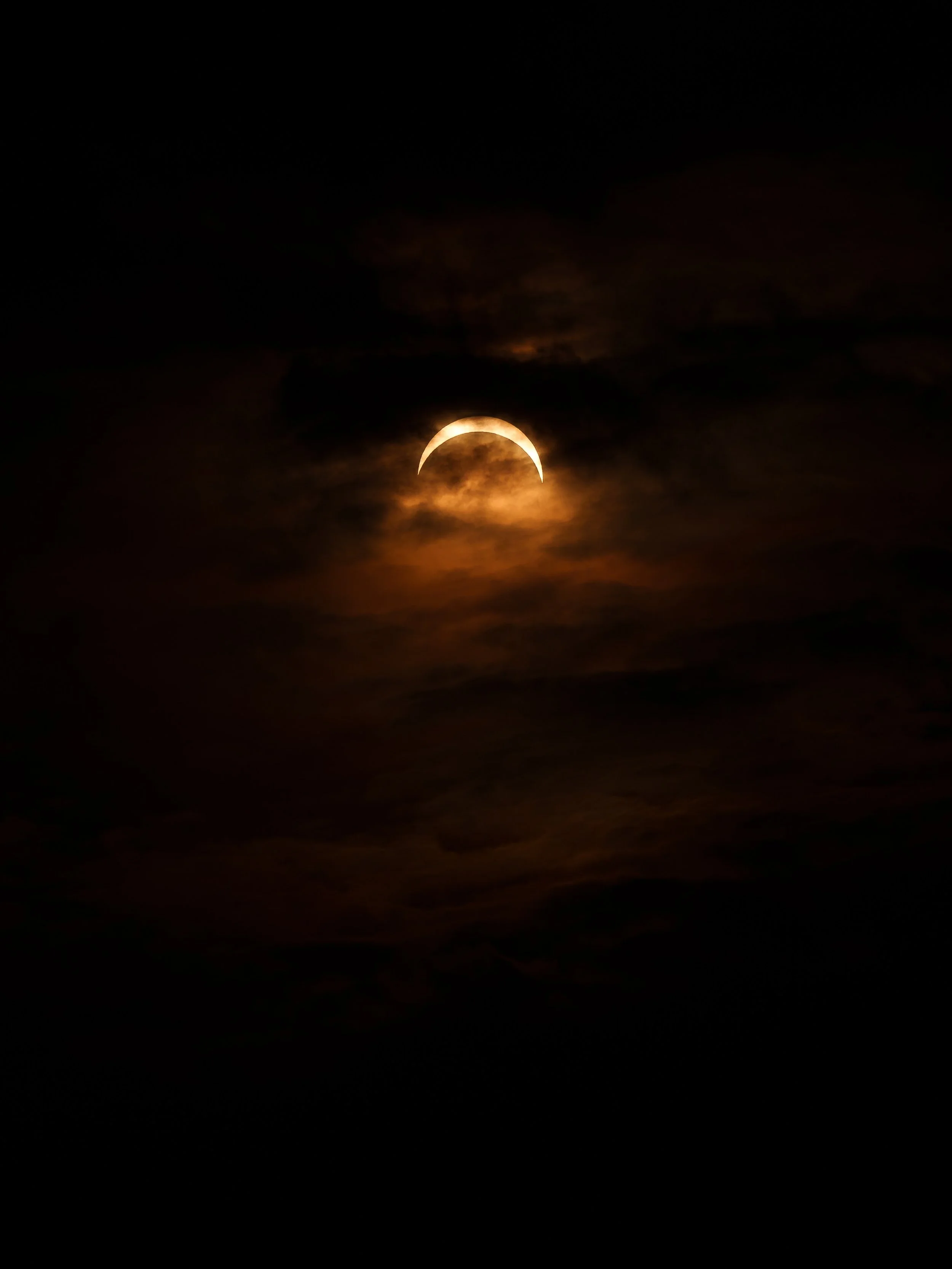 S&oacute;l og M&aacute;ni. When 🌞 marries the 🌚. 
#solareclipse #sun #eclipse #norway #onelifeliveit