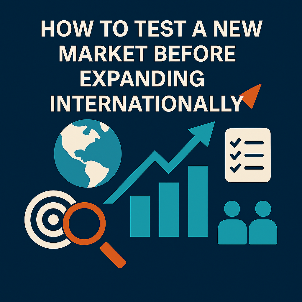 How to Test a New Market Before Expanding Internationally