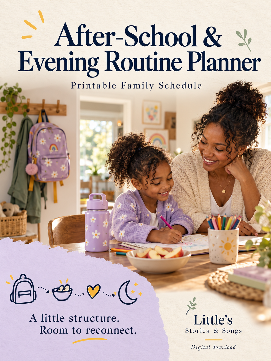After-School & Evening Routine Planner | Printable Family Schedule