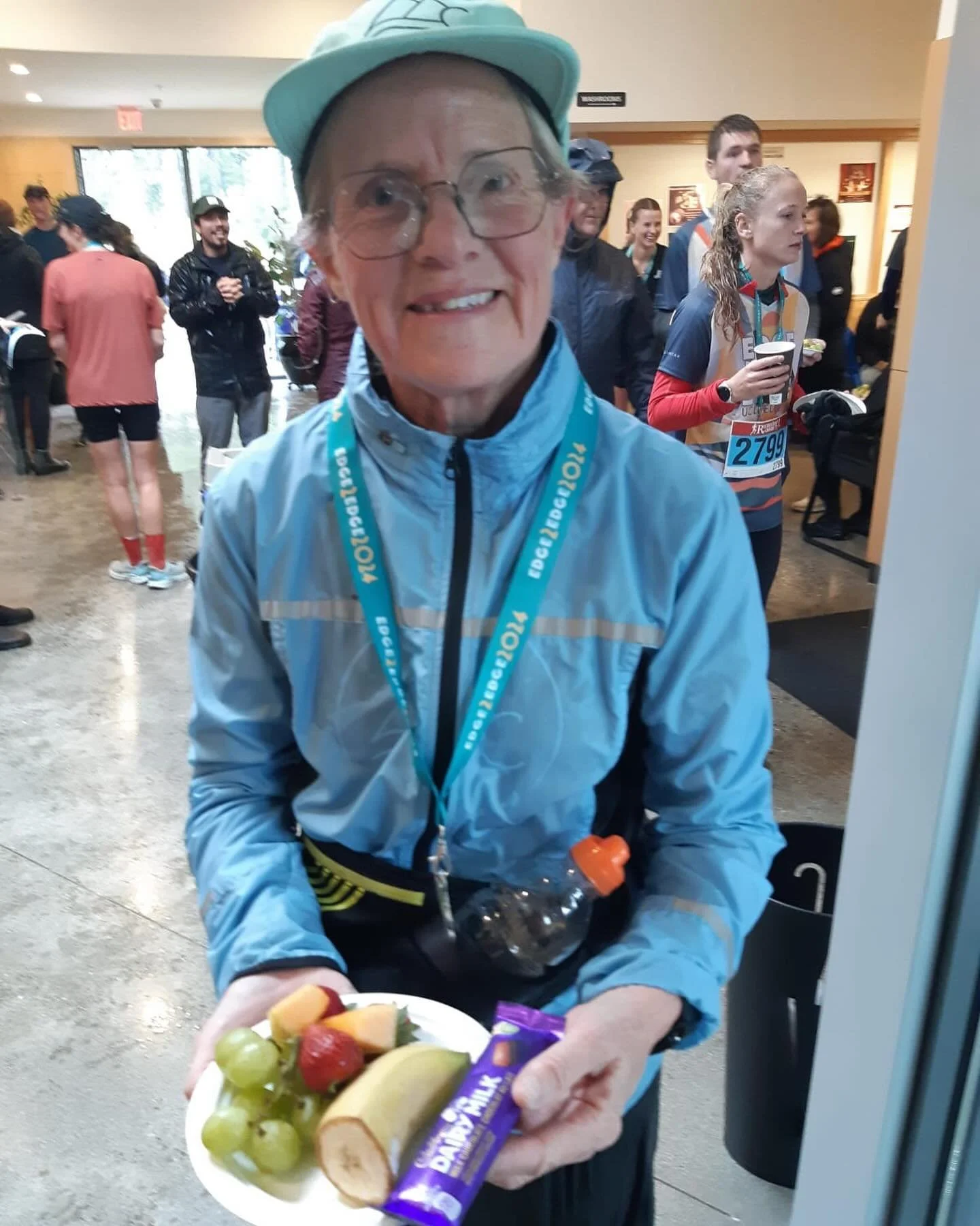 ✨ Athlete Spotlight ✨ 

This is Sheila, a Rhythm Run athlete and real life superhero. Today she ran the Edge to Edge half marathon on Vancouver Island. The weather was cold and rainy, there were hills, and there were trails, but this didn&rsquo;t sto