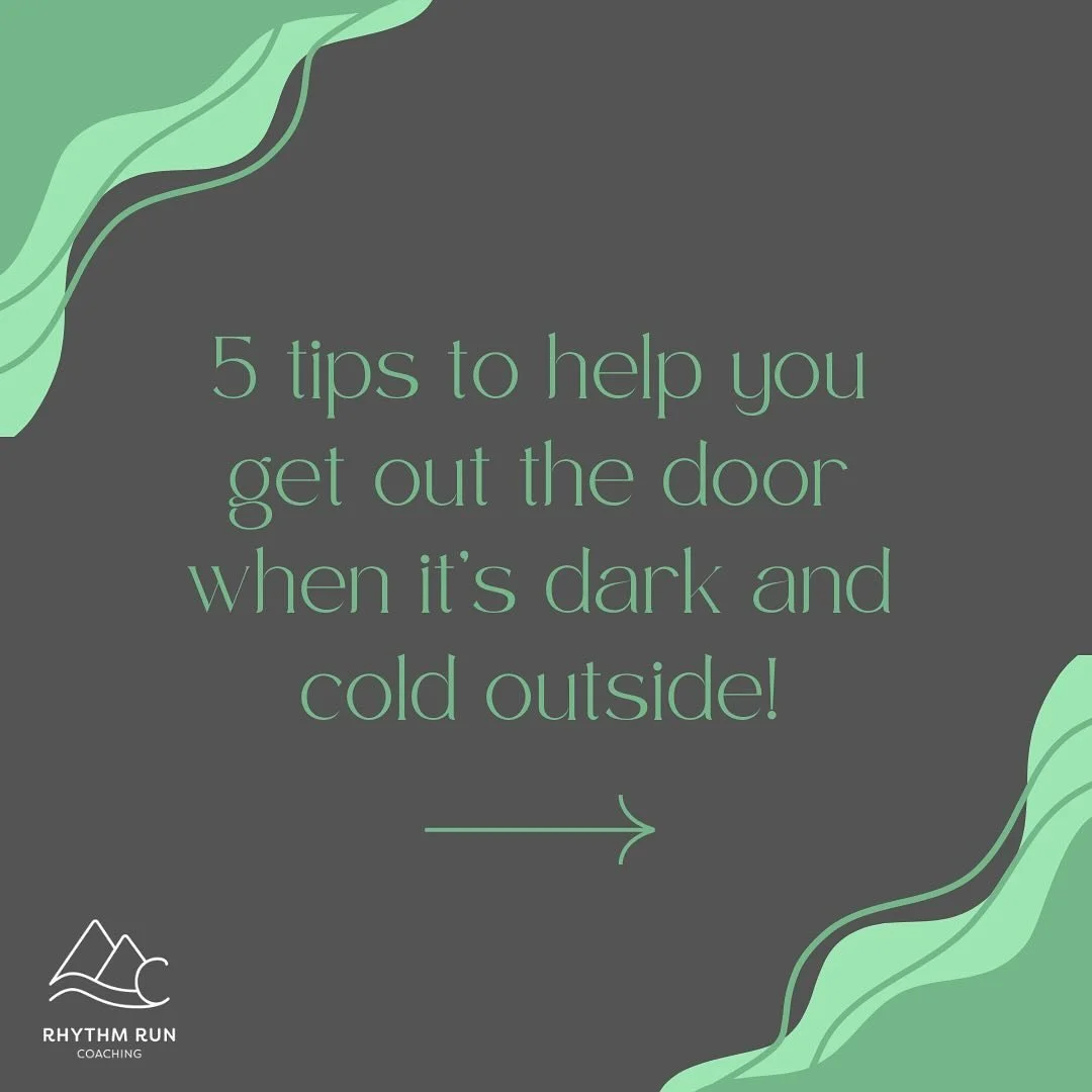 It can be tough to get out the door when it&rsquo;s dark and cold outside, but the running doesn&rsquo;t have to stop! Swipe to see a few tips to encourage you to get out the door. Tag your running buddy below 👇 
&bull;
&bull;
&bull;
&bull;
&bull;
&