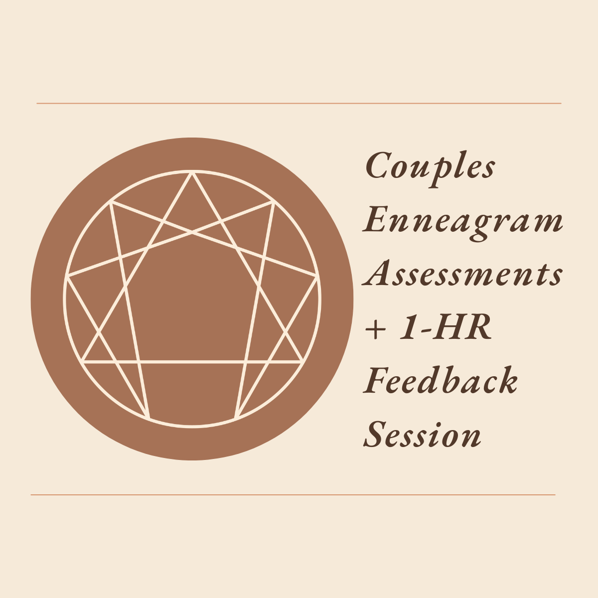 Couples Enneagram Assessments + 1HR Feedback Session
