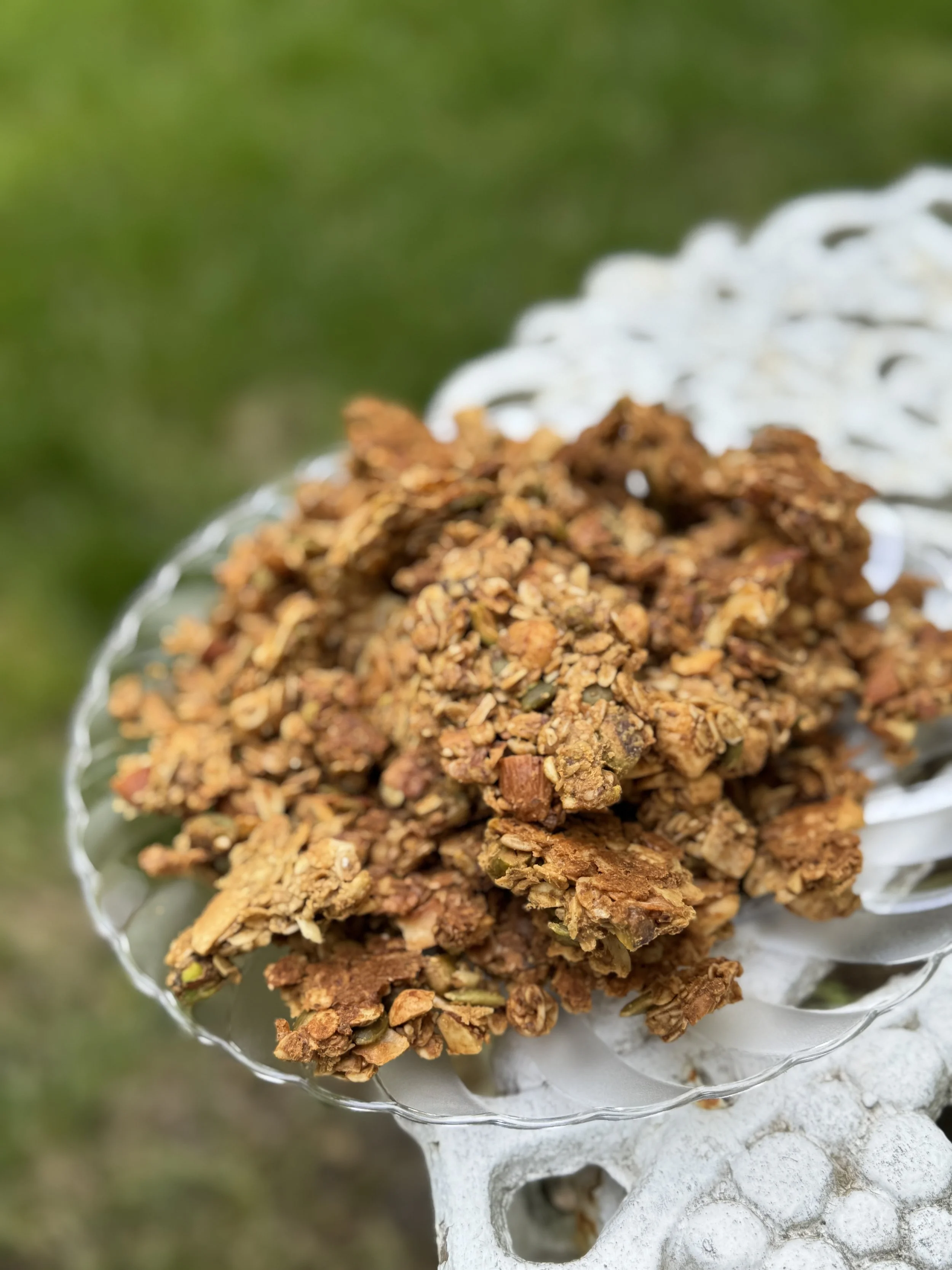 Pistachio Peanut Butter Granola