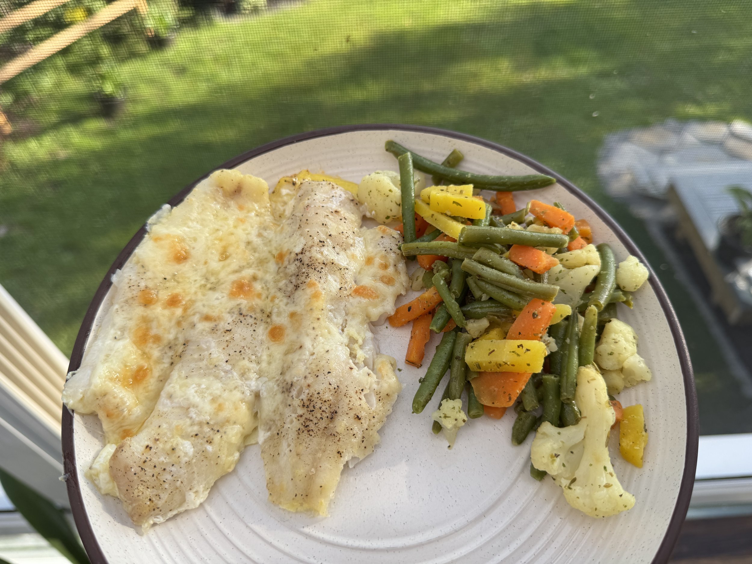 Parmesan Crusted Fish