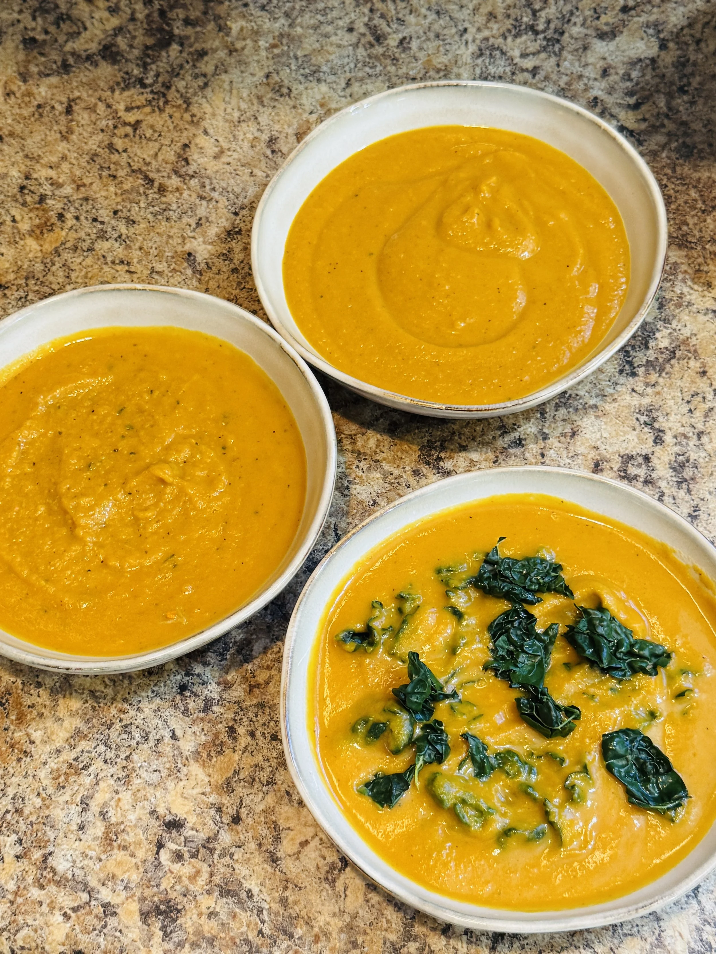 Roasted Squash Soup - Same base, 3 versions