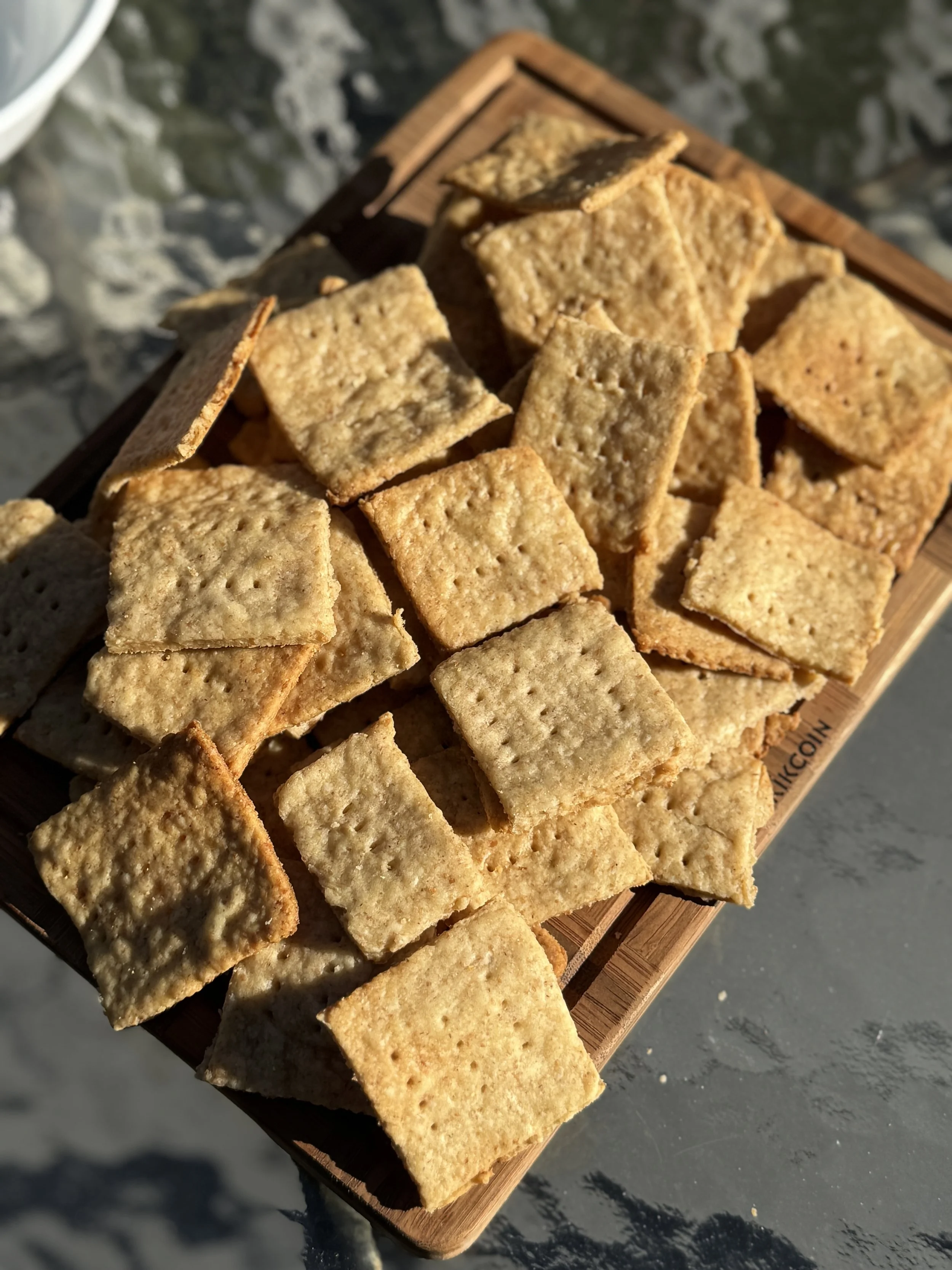 Sourdough Crackers