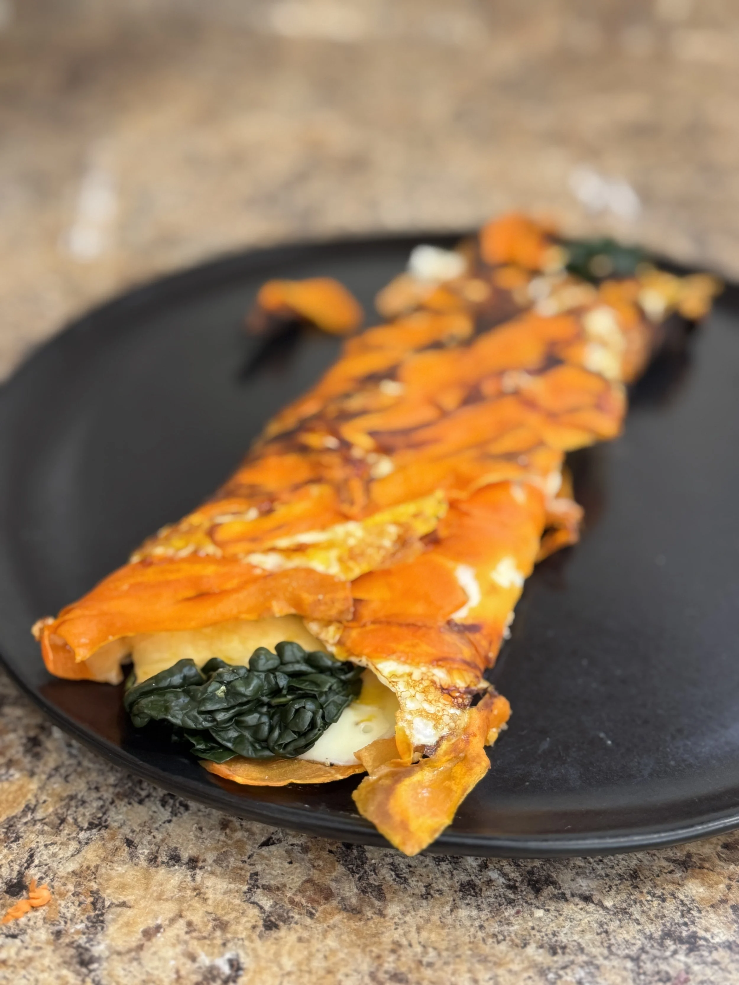 Sweet Potato Egg Skillet Wrap