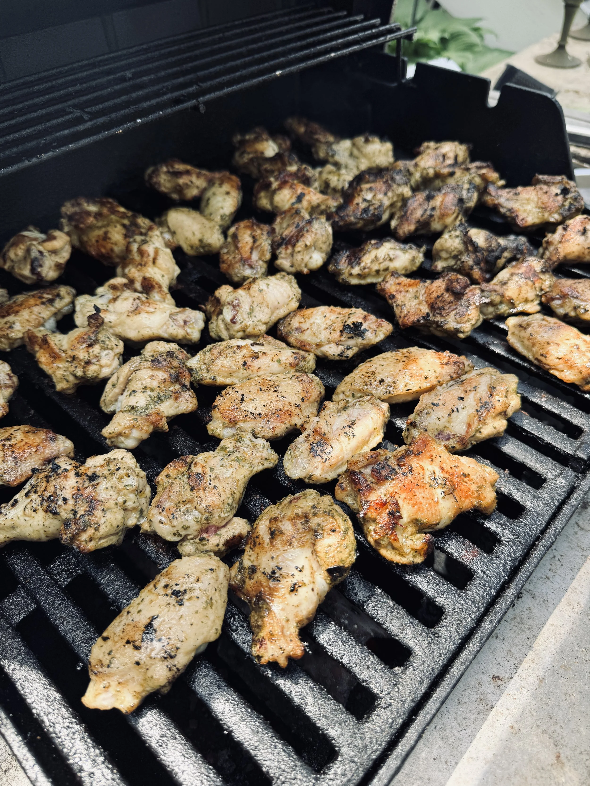 Grilled Cilantro Lime Chicken Wings