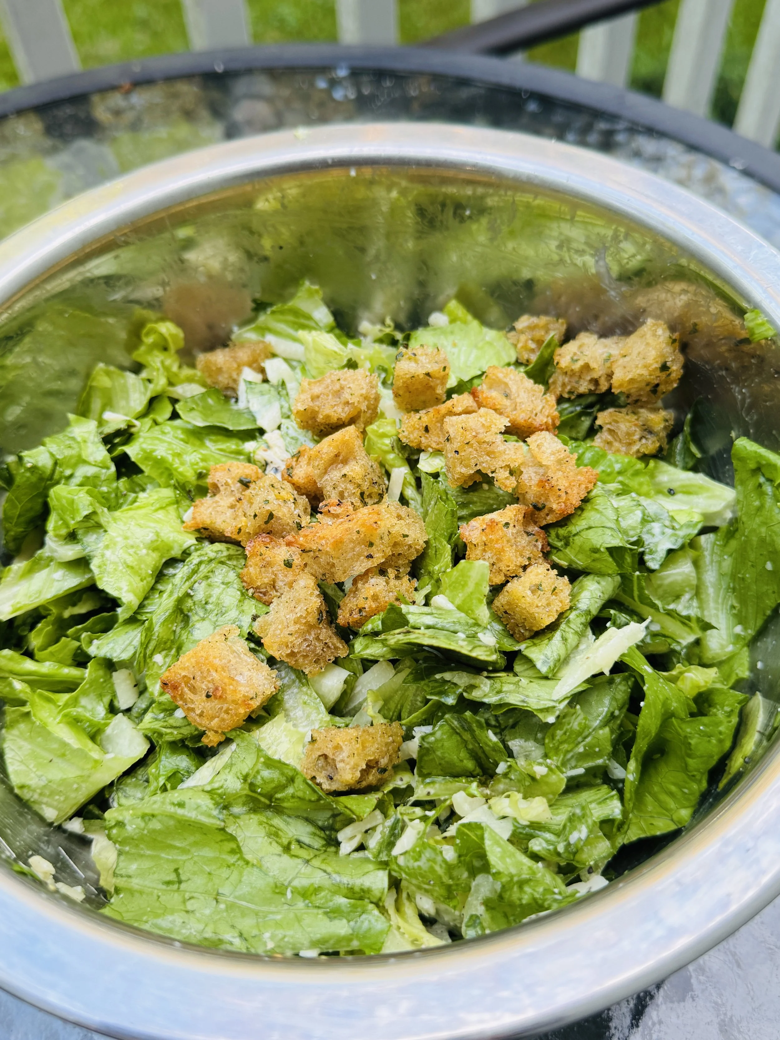 Homemade Garlic Butter Croutons