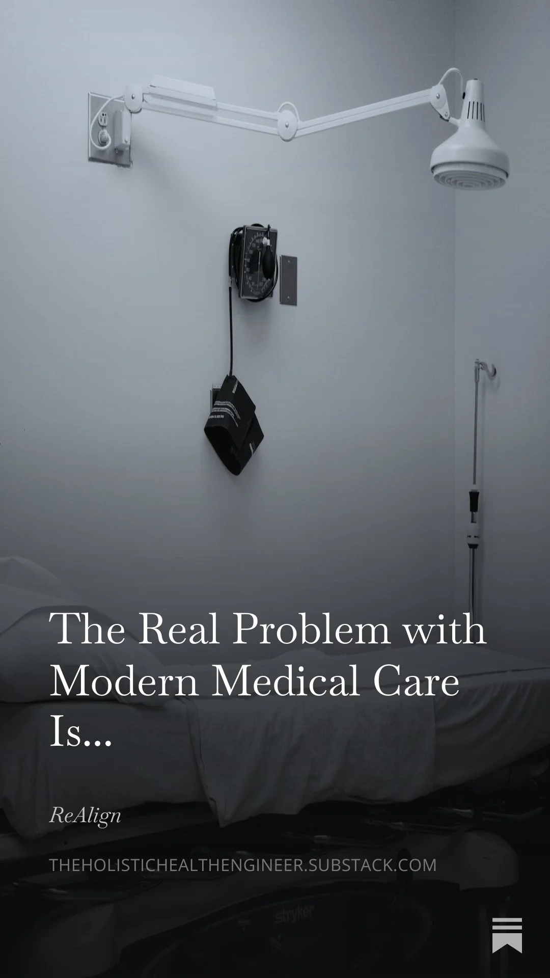 The Real Problem with Modern Medical Care Is... 