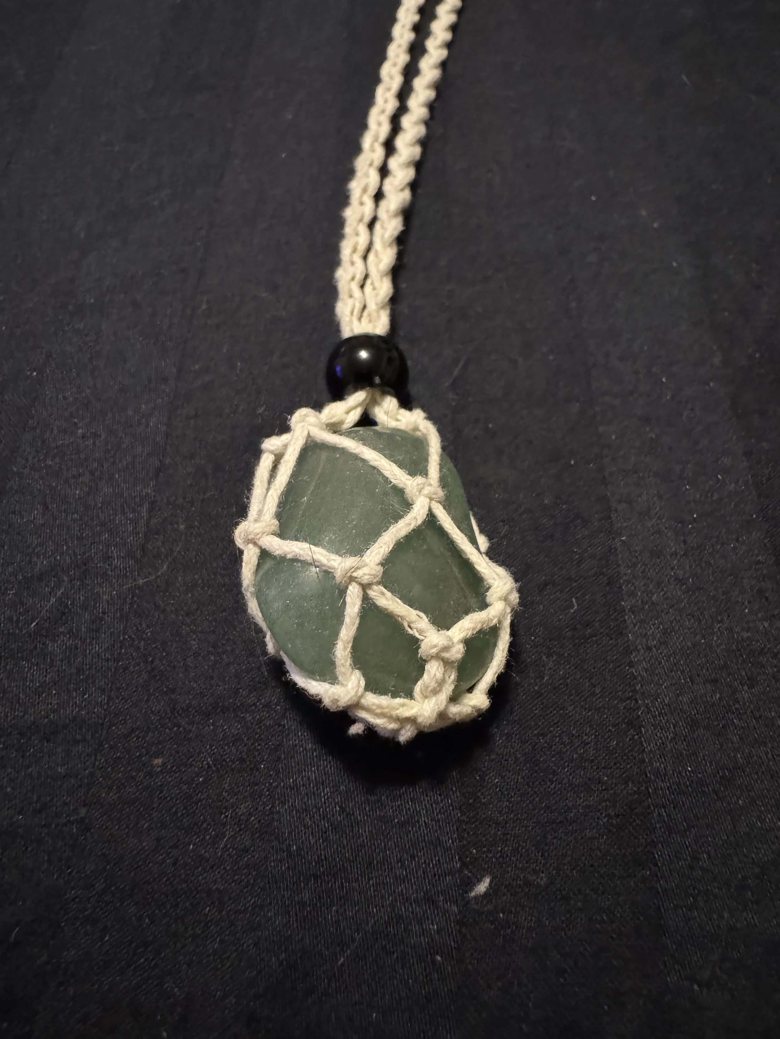 Green Aventurine Basket Necklace