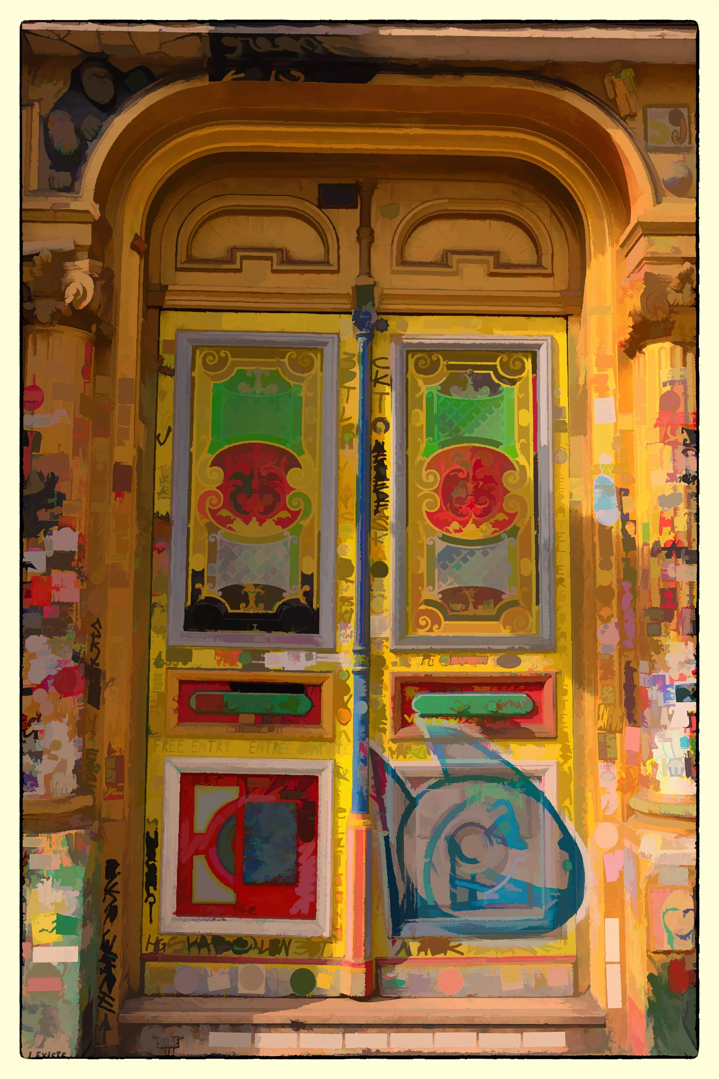 Paris door, Le Marais