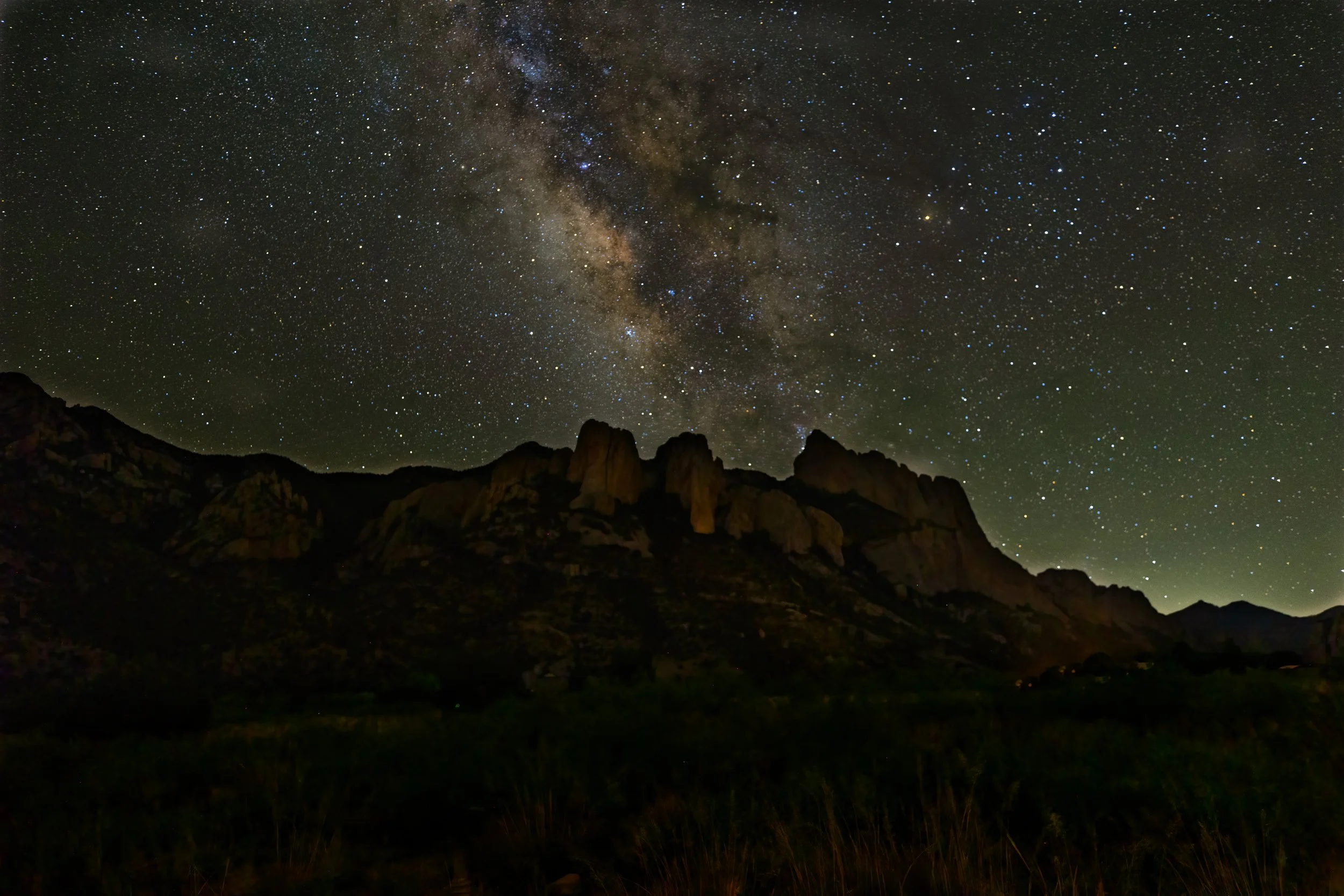 Milky Way - Cathedral Rock, Cave Creek Canyon