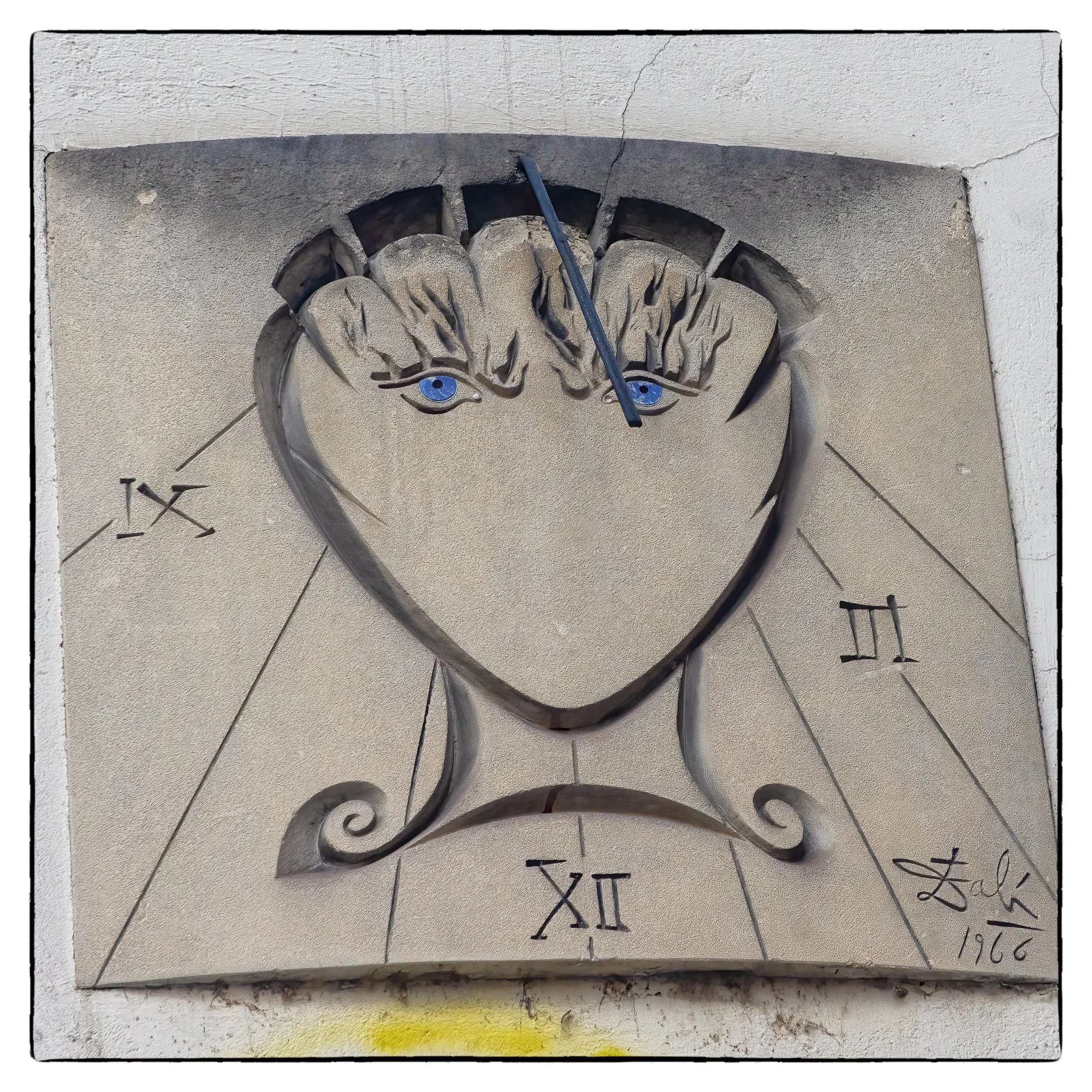 Dali sundial, St Severin area , Paris