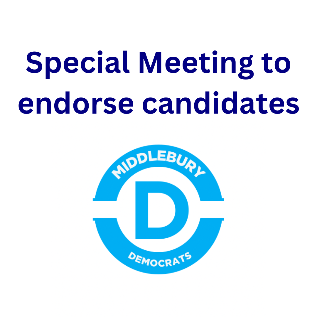 Special Meeting to Endorse Candidates