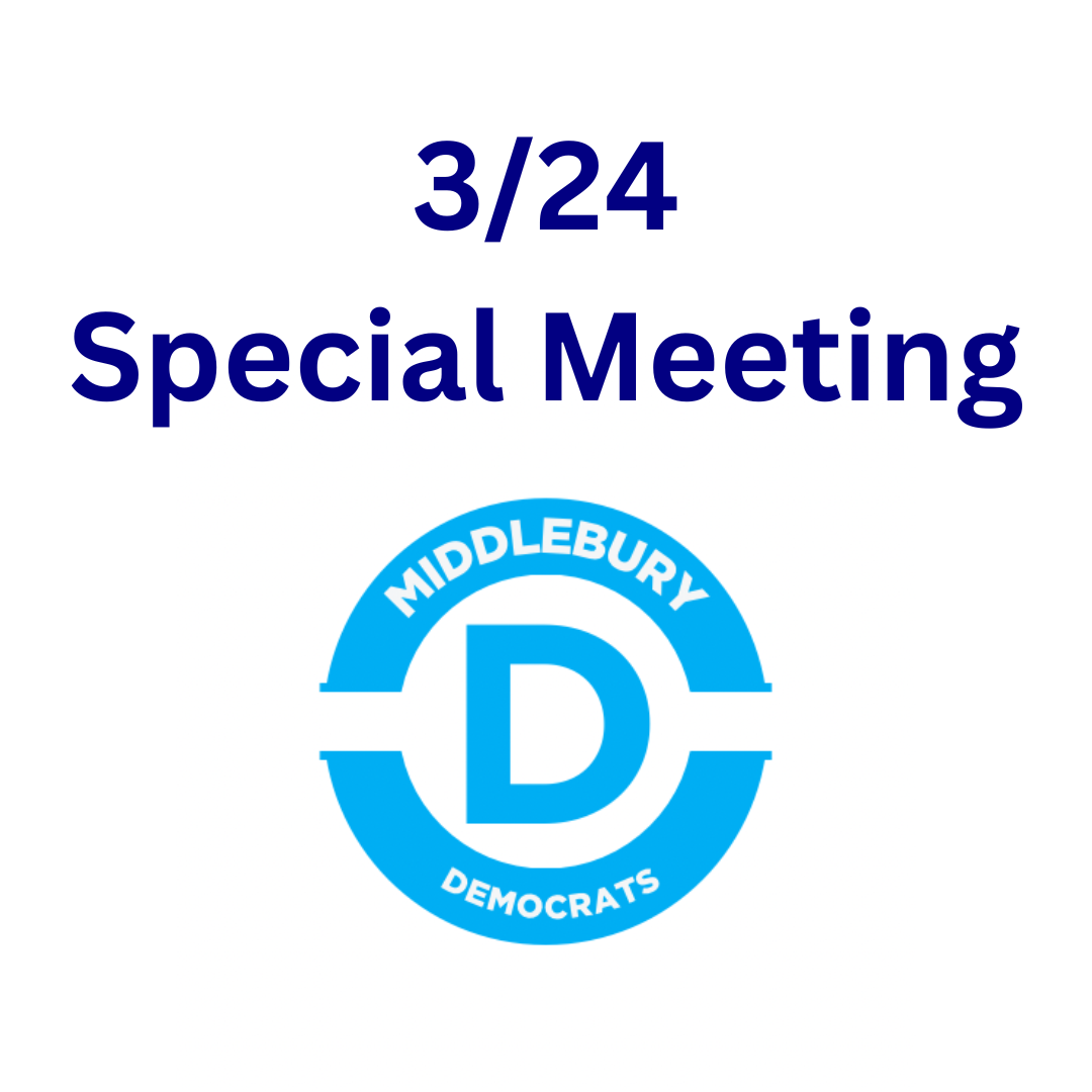 March 24 - Special Meeting