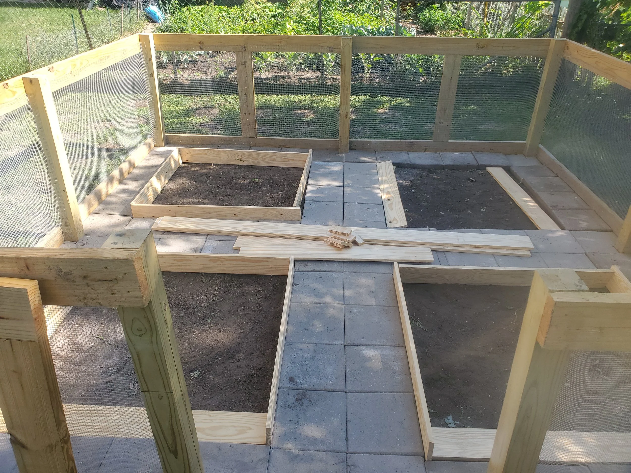 Raised Enclosed Garden bed