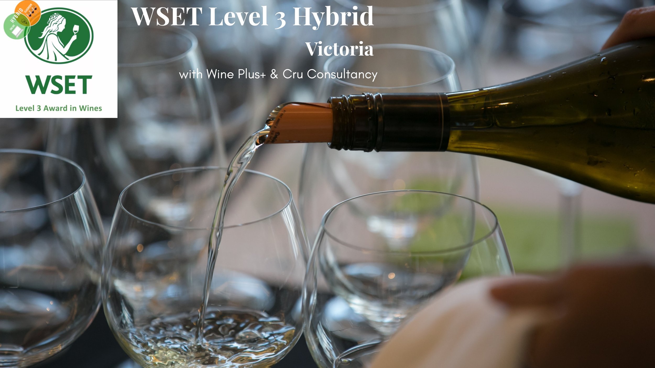 WSET Level 3 - Hybrid Course with Wine Plus+  - Victoria