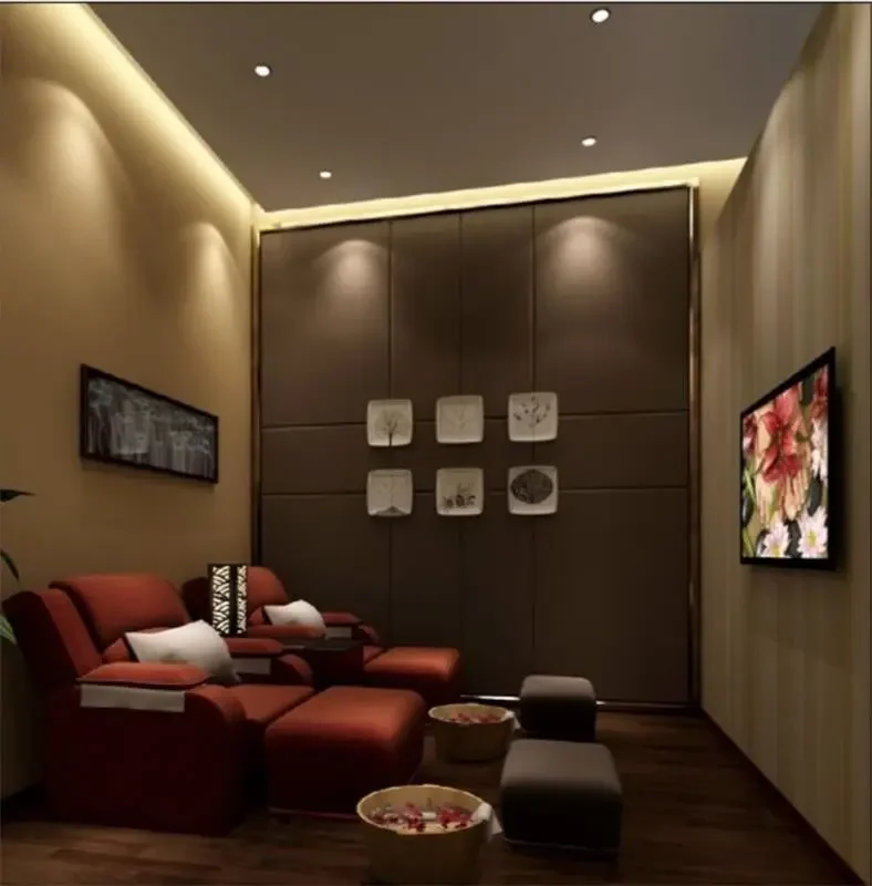 Relaxing massage room