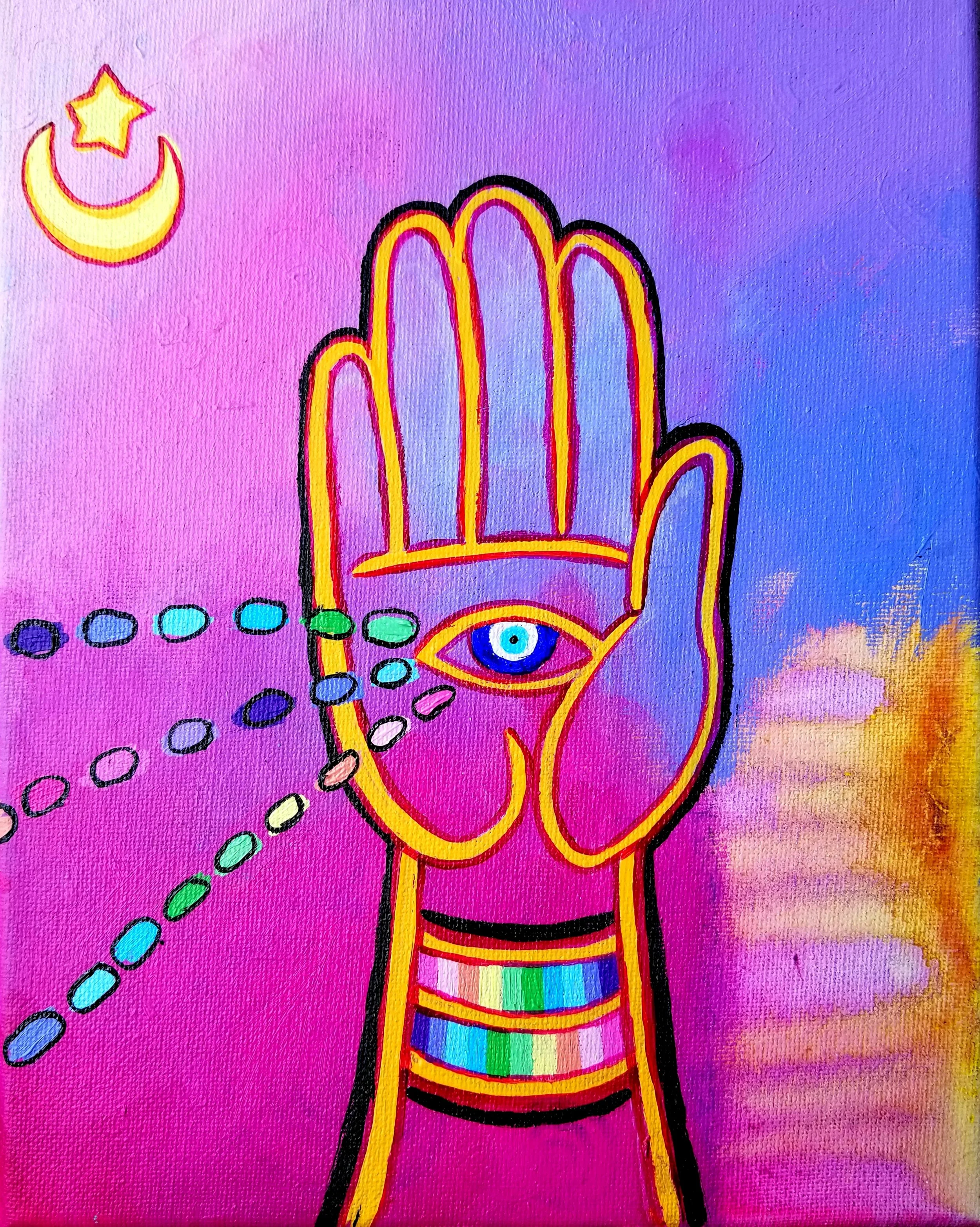 Hand of Al Lat, 10x8 Fine Art Print