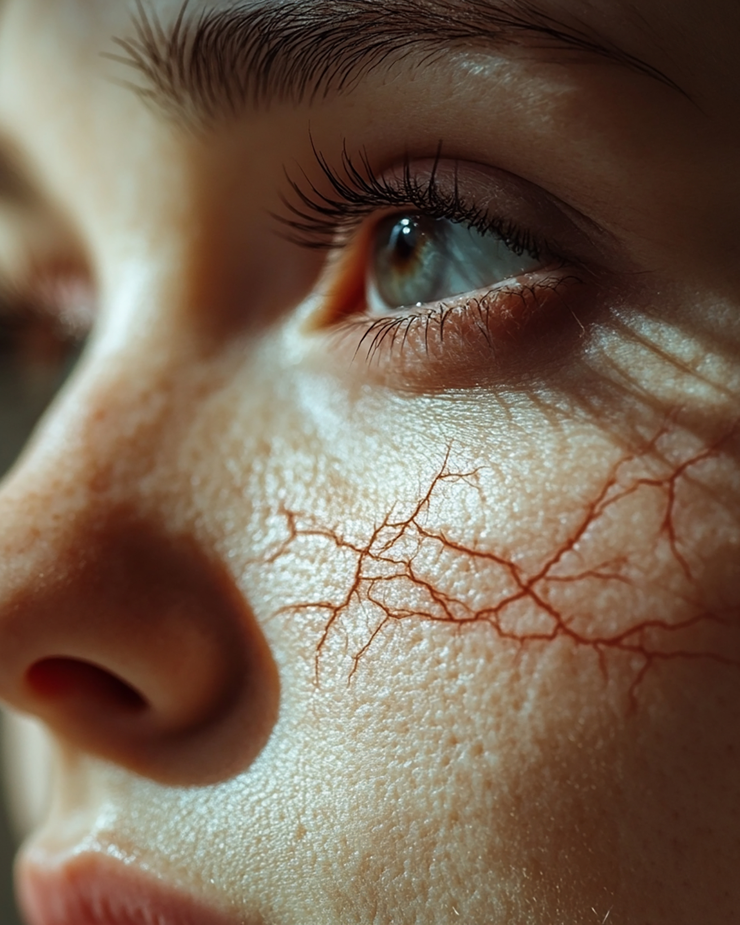 Visible facial blood vessels treatment in Chennai, Best skin clinic in Chennai for blood vessels, Facial vein removal Chennai, Dermatologist for visible blood vessels Chennai, Advanced vascular skin treatment Chennai, Skin rejuvenation for facial vei